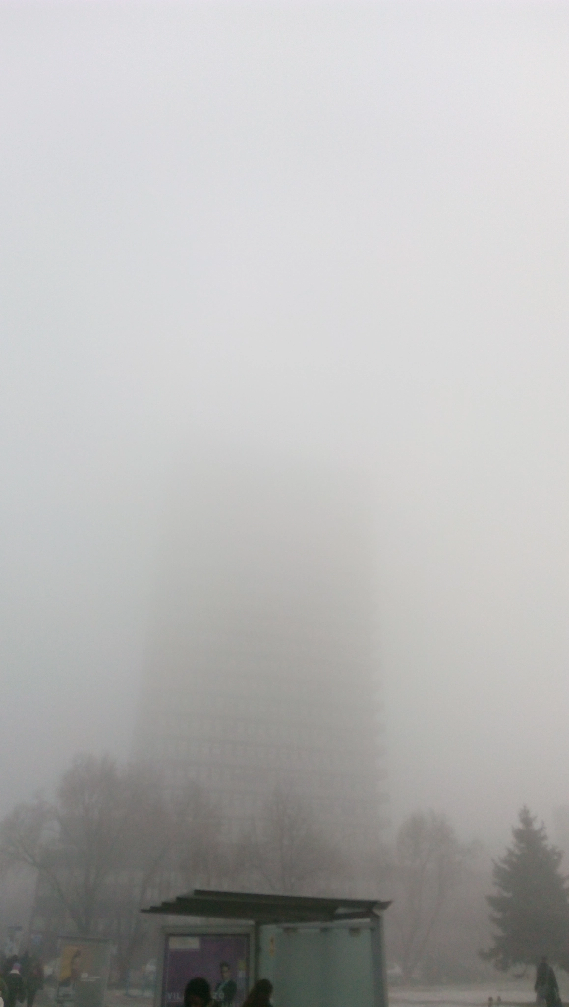 Lenovo P70-A sample photo. My workplace in heavy fog photography