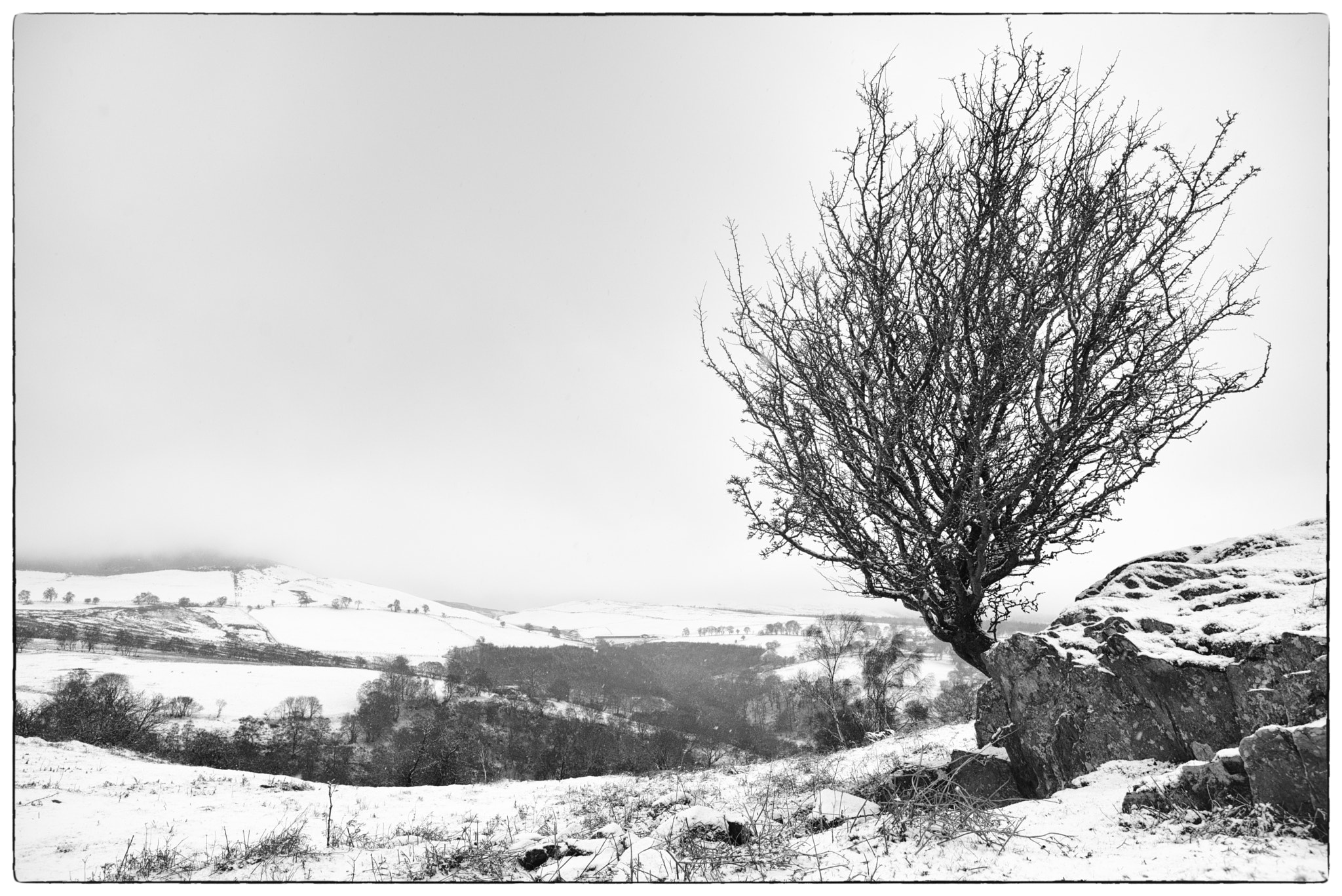 Nikon D610 sample photo. Snowy hill photography