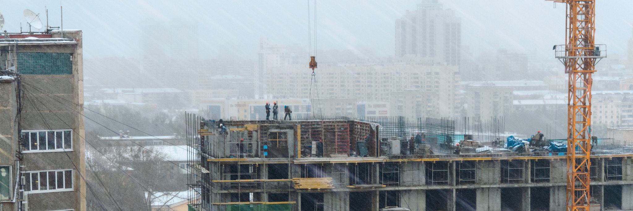 Nikon 1 J5 sample photo. Construction photography