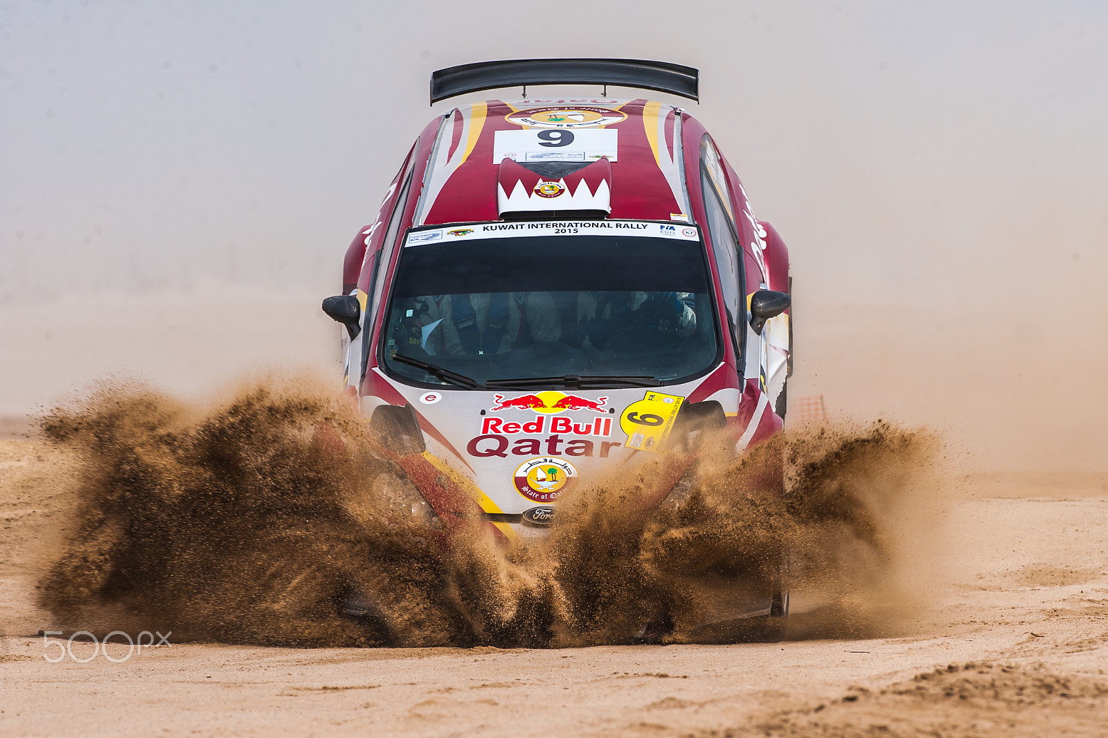 Nikon D3 + Nikon AF-S Nikkor 300mm F2.8G ED VR II sample photo. Kuwait rally photography