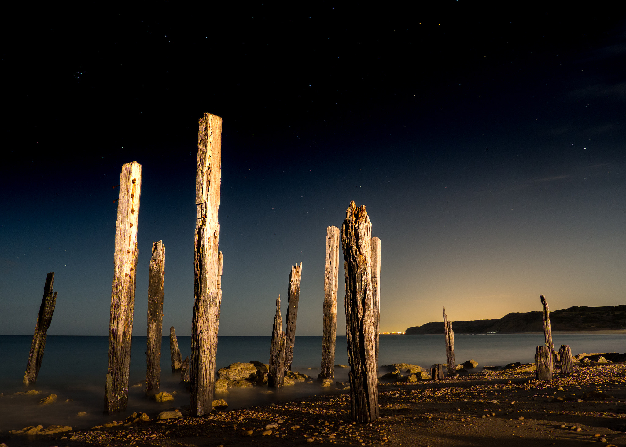 Olympus OM-D E-M1 Mark II sample photo. Port willunga pylons photography