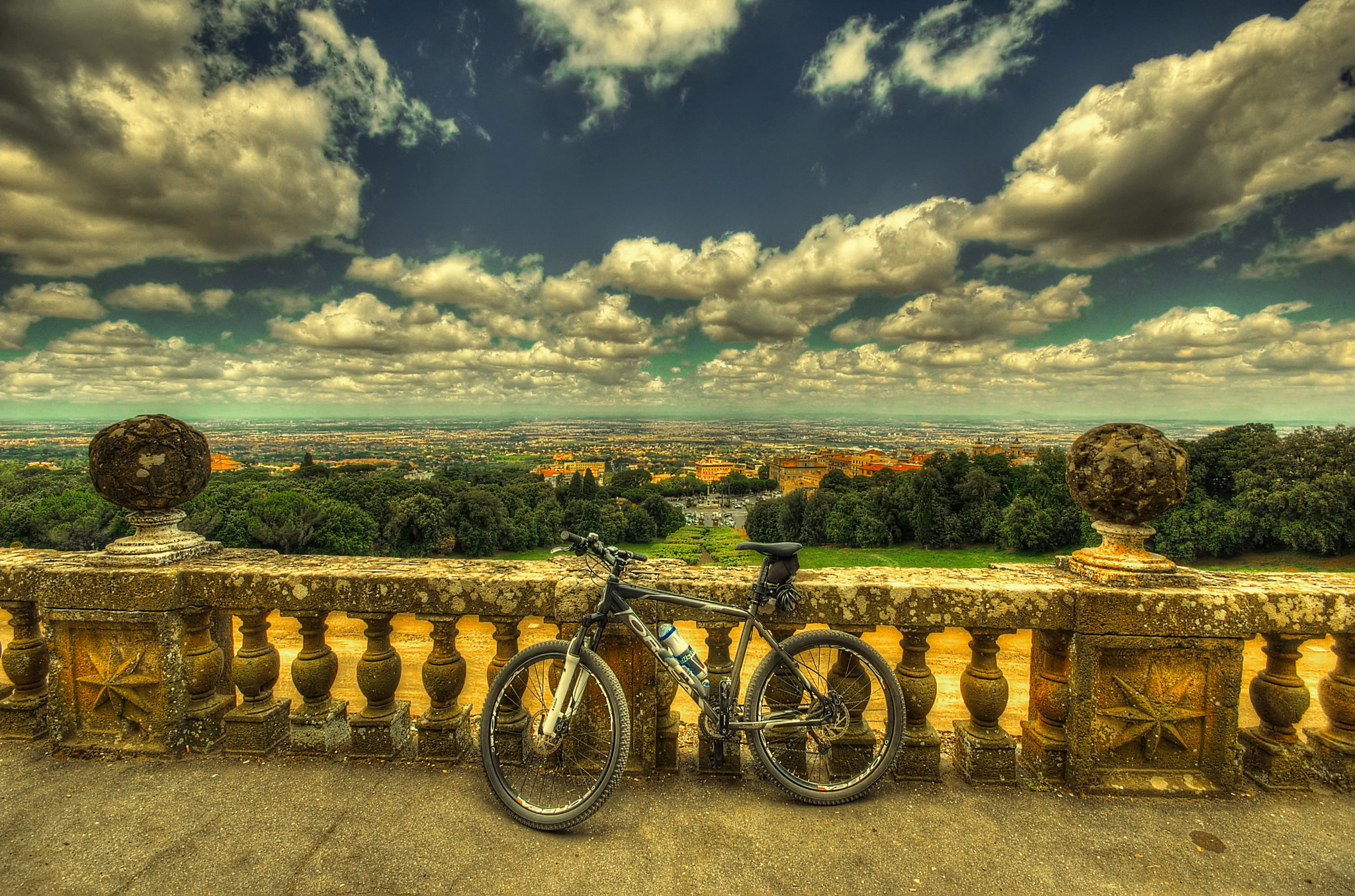 Sigma 10-20mm F4-5.6 EX DC HSM sample photo. A view with a bike photography