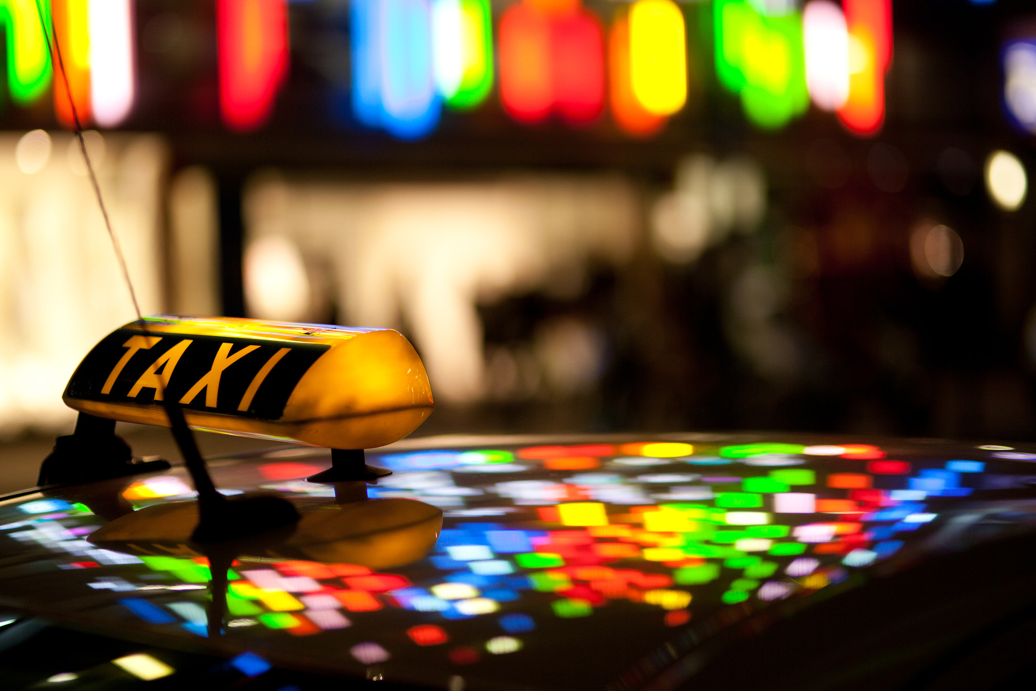 Sigma 85mm F1.4 EX DG HSM sample photo. Berlin taxi photography