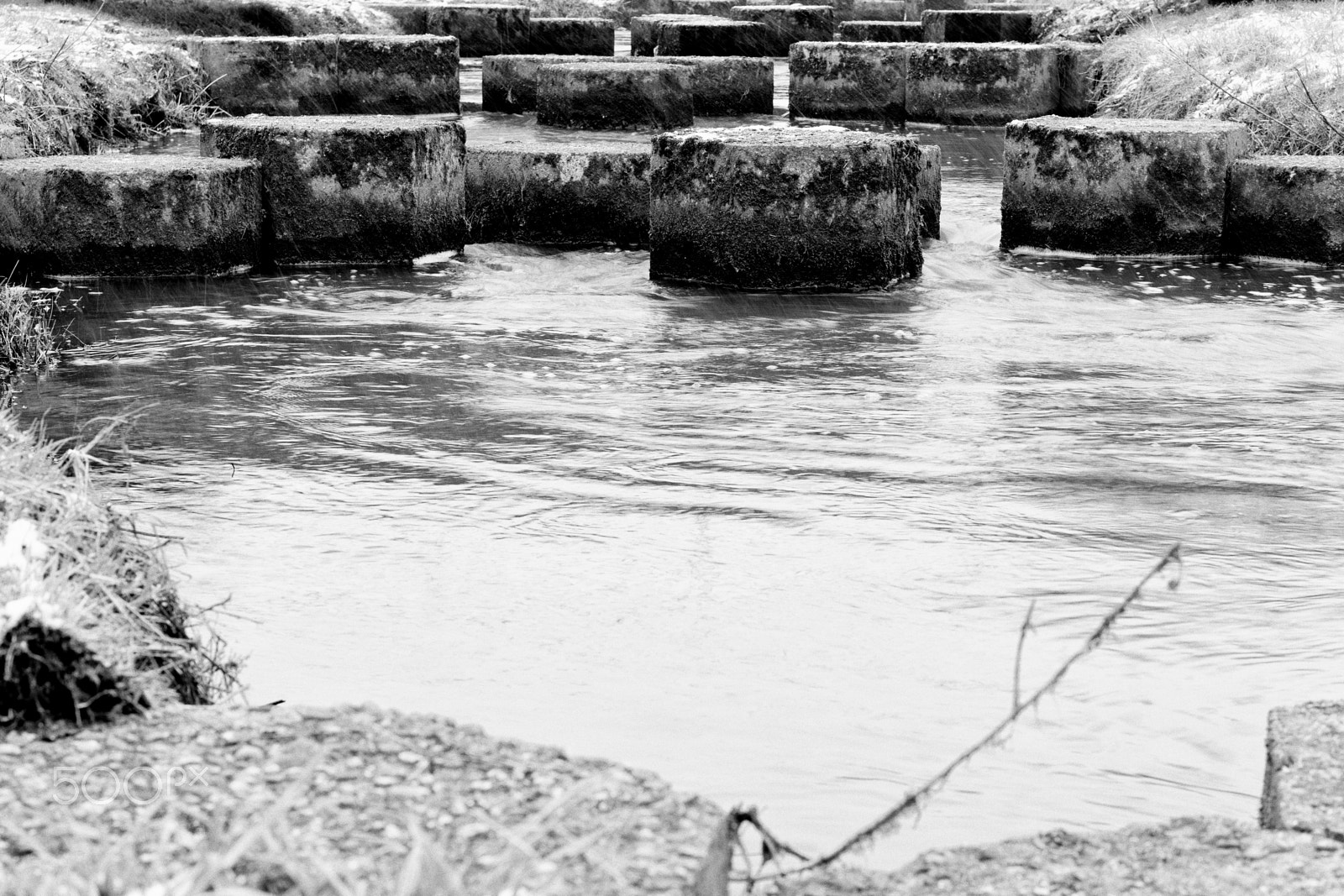 Sony a6300 + Sony Sonnar T* FE 55mm F1.8 ZA sample photo. Stepping stones 1 of 2, den ham, the netherlands photography