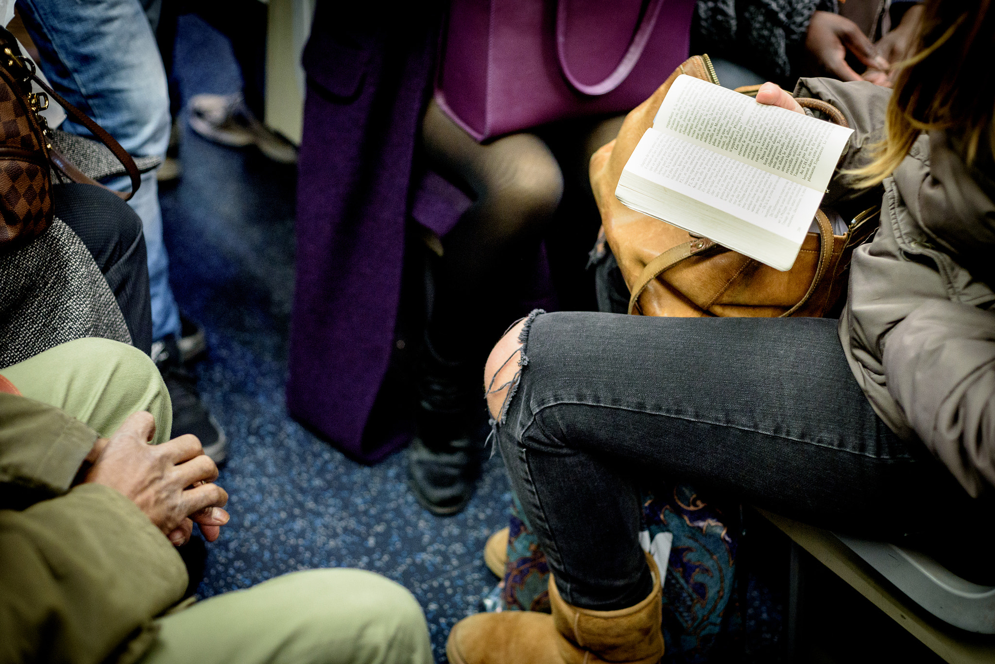 Nikon D750 + AF Nikkor 50mm f/1.8 sample photo. Subway moment  photography