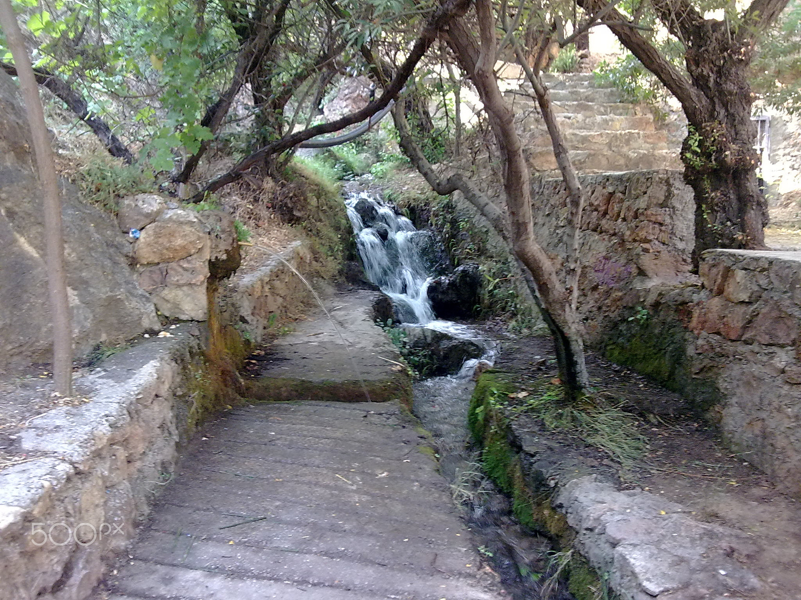 Nokia N78 sample photo. Fuente del nacimiento photography