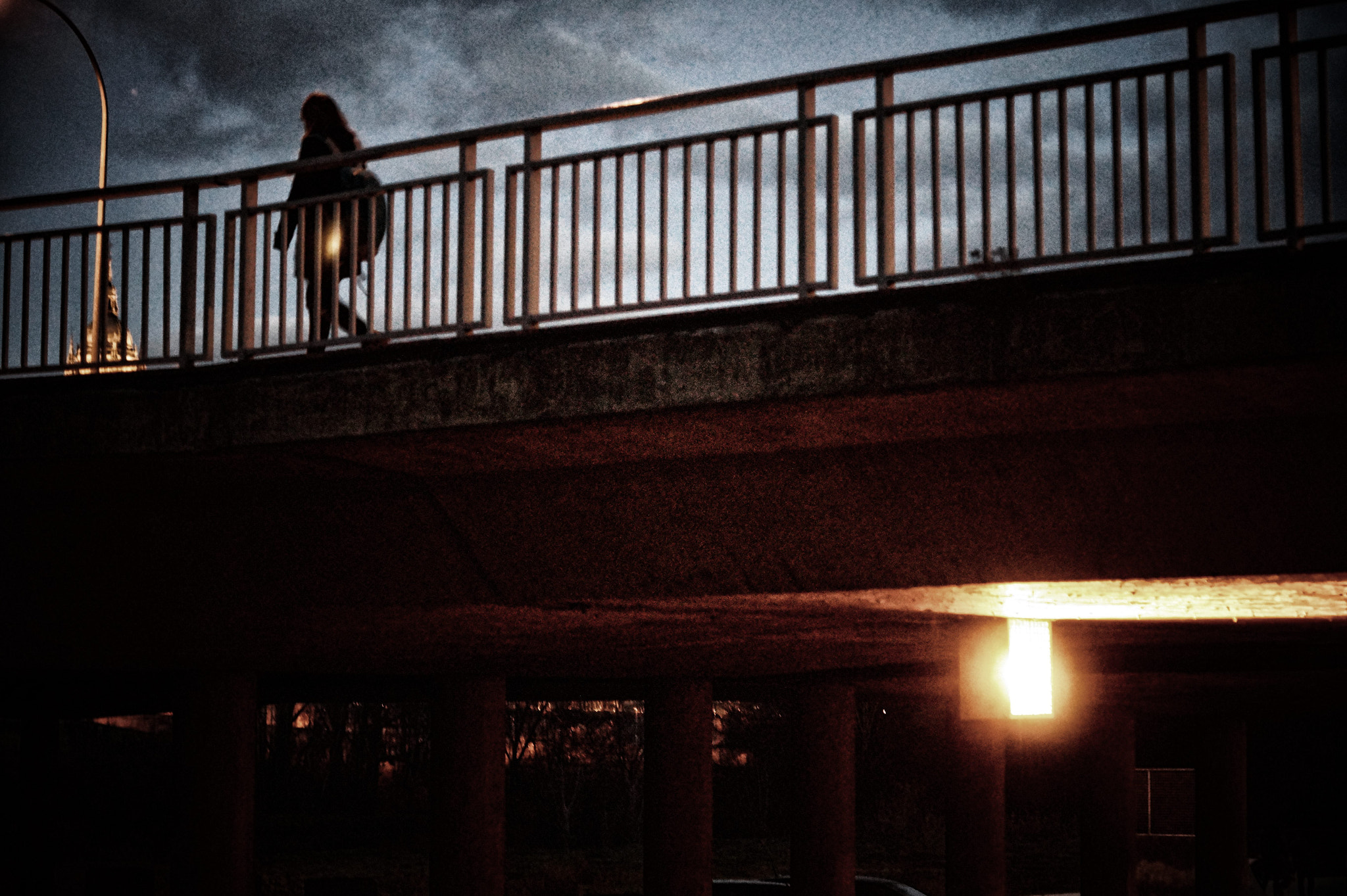 Sony SLT-A58 + Sony DT 50mm F1.8 SAM sample photo. The girl of the bridge photography