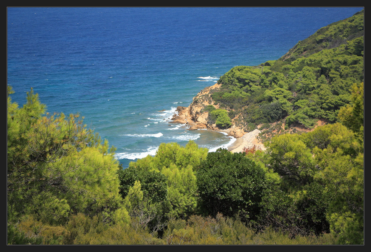 Canon EOS 450D (EOS Rebel XSi / EOS Kiss X2) sample photo. Secret beach of skiathos photography
