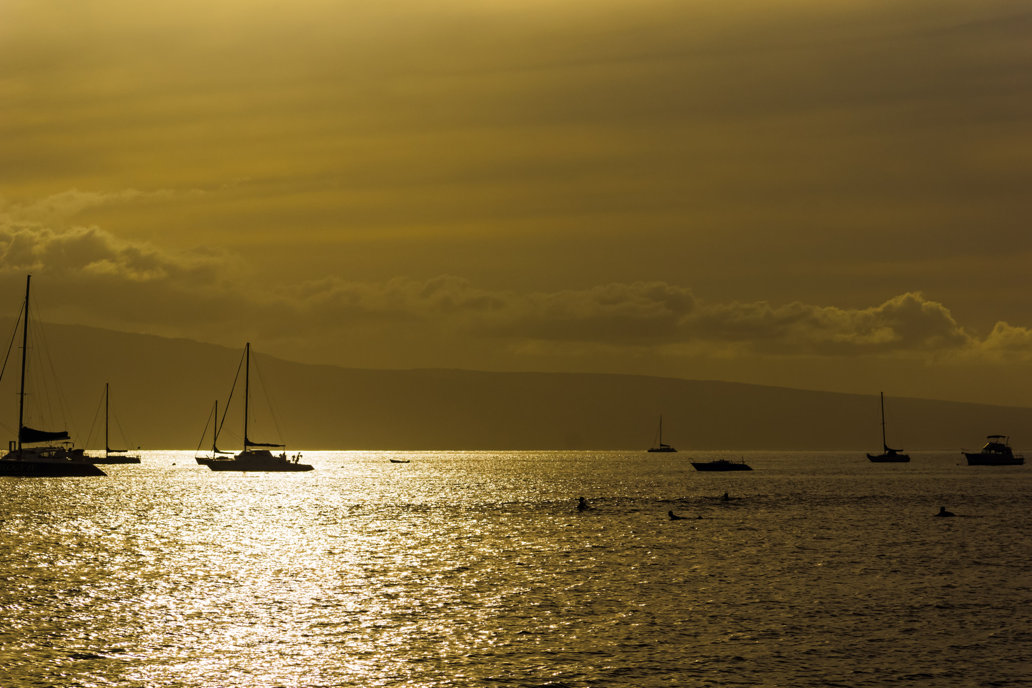 Sony SLT-A77 sample photo. Sunset bay, lahaina photography