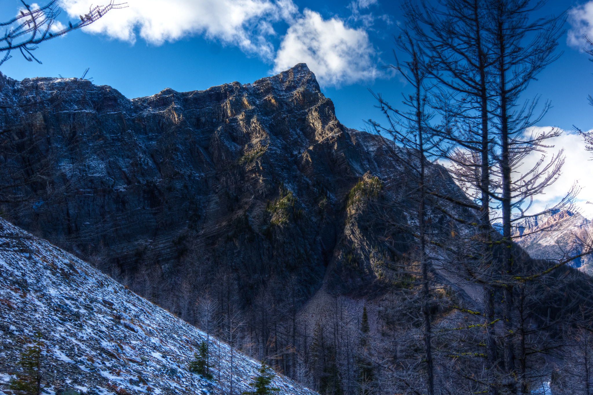 Sony SLT-A77 sample photo. Top of anirca pass, banff np photography
