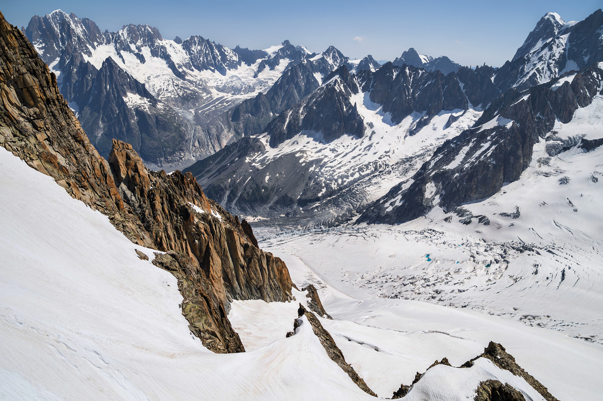 Sony SLT-A58 sample photo. Summer on monte bianco massif photography
