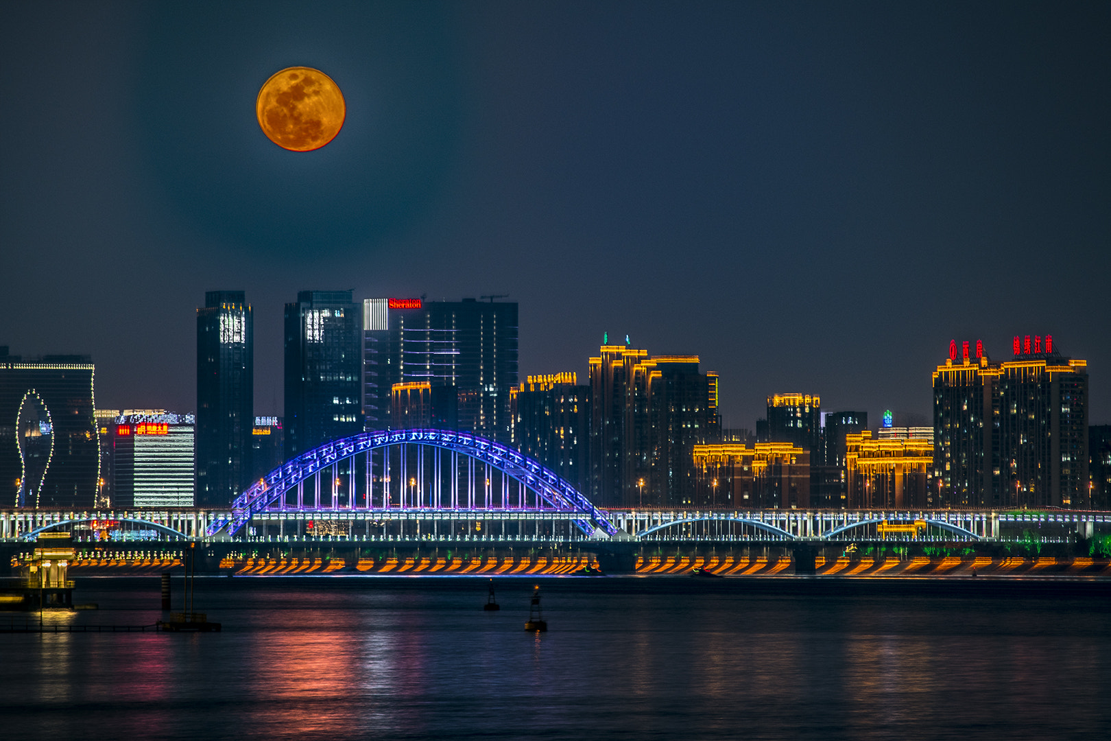 Nikon D5500 sample photo. The moon on lantern festival photography