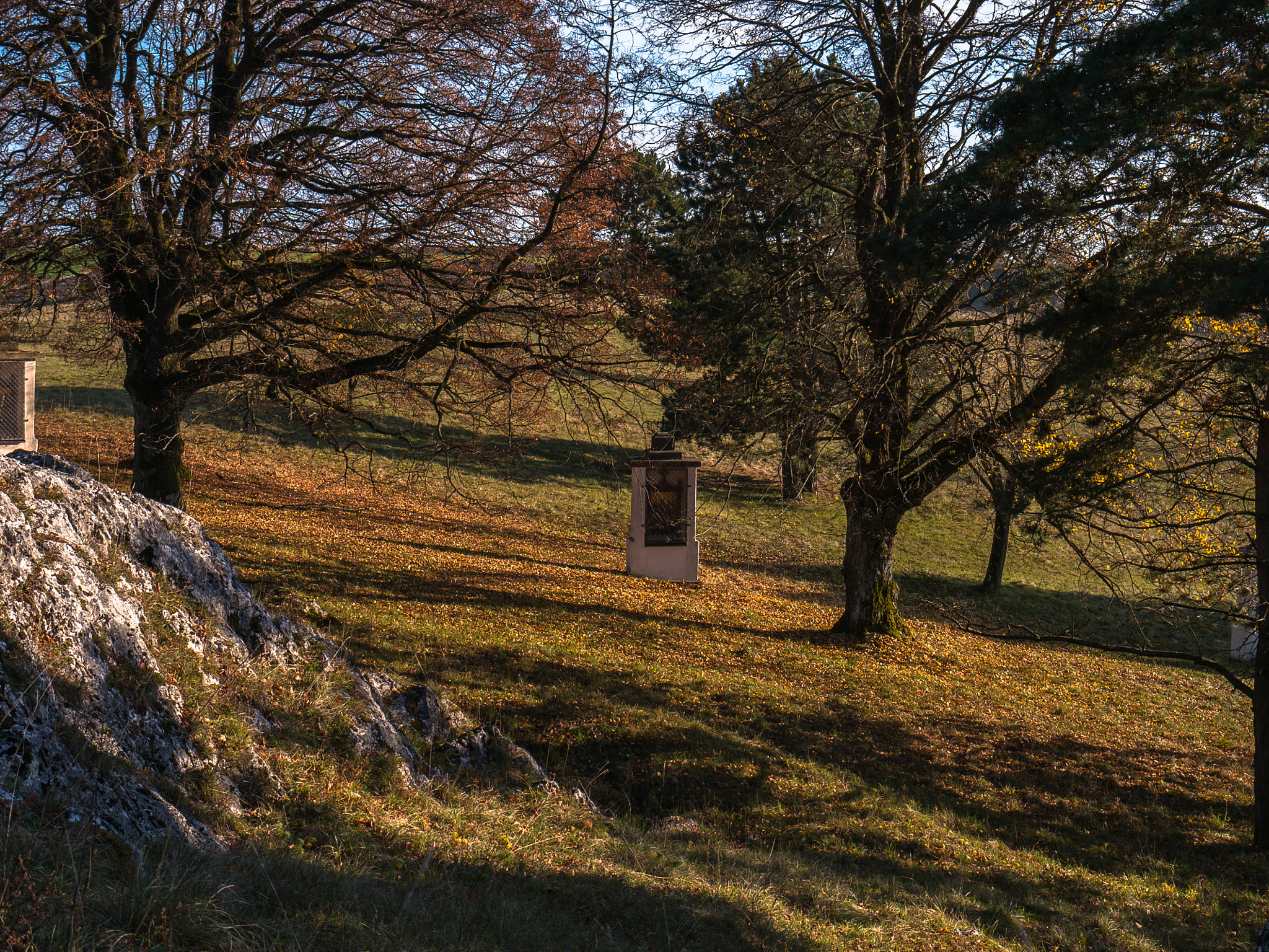 Panasonic Lumix DMC-G5 sample photo. Kreuzweg im herbst photography