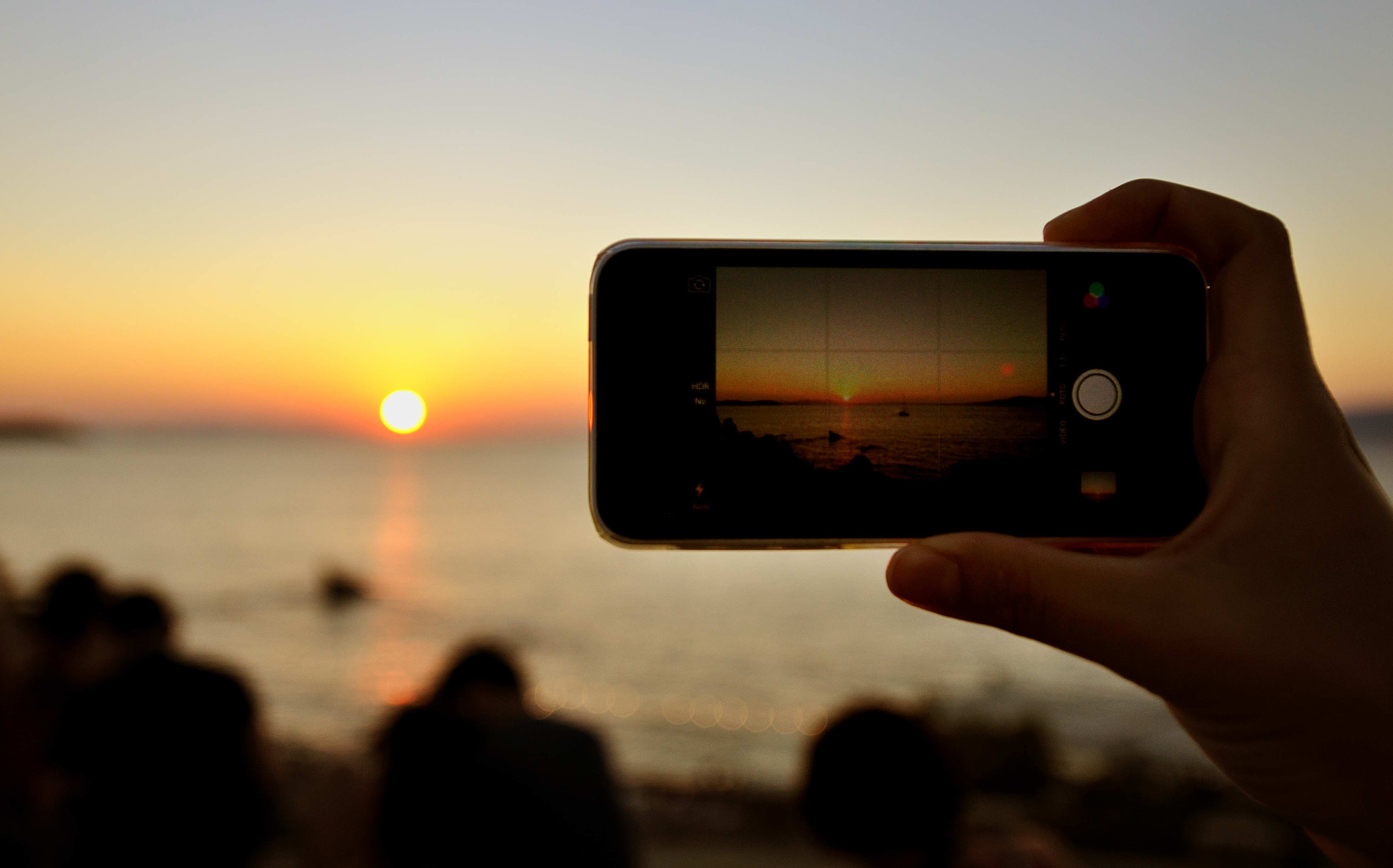 Nikon AF-S Nikkor 14-24mm F2.8G ED sample photo. Double sunset in mykonos photography