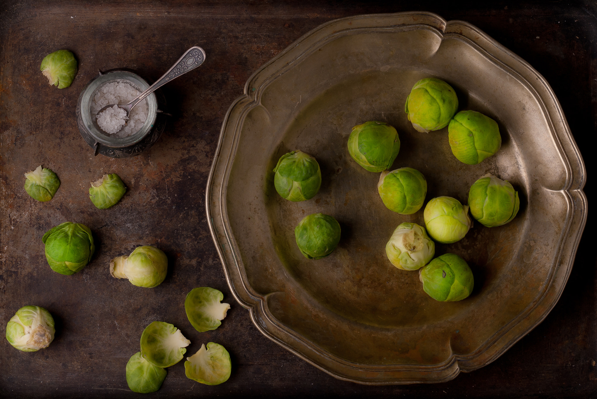 Nikon D200 sample photo. Brussels sprouts photography