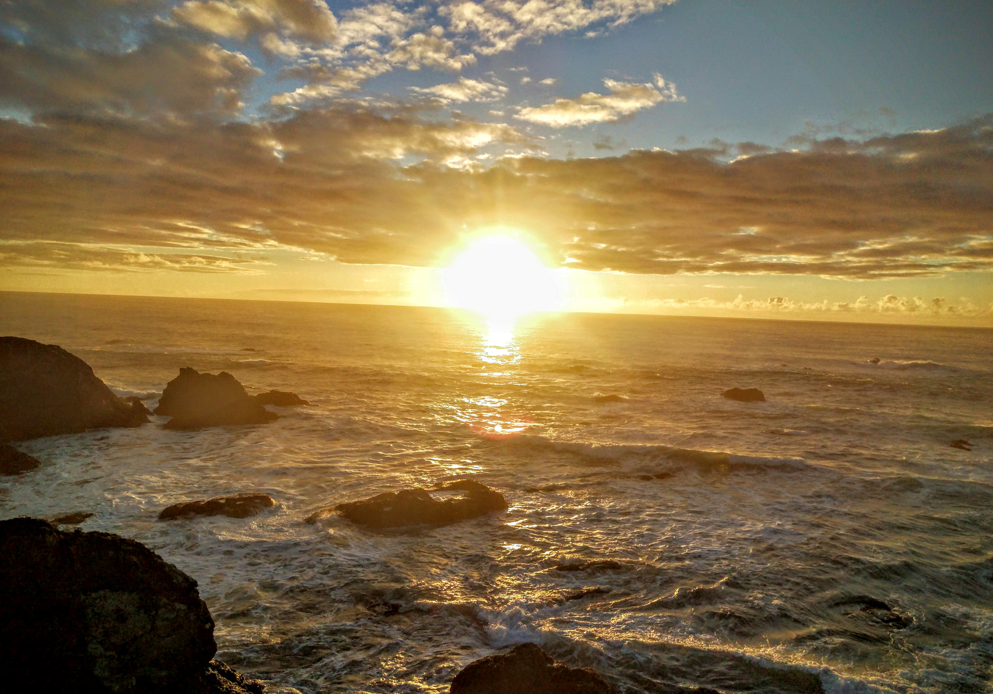 HTC M9 sample photo. Pacific sunset photography