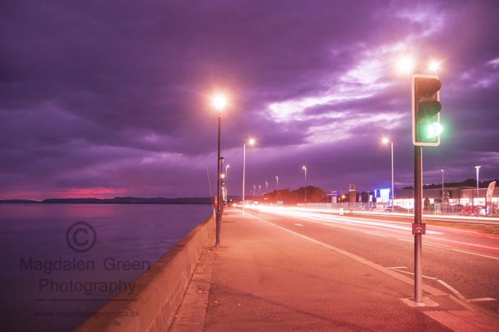 Nikon D700 sample photo. Green for go - colour and light - dundee riverside - pretty nigh photography