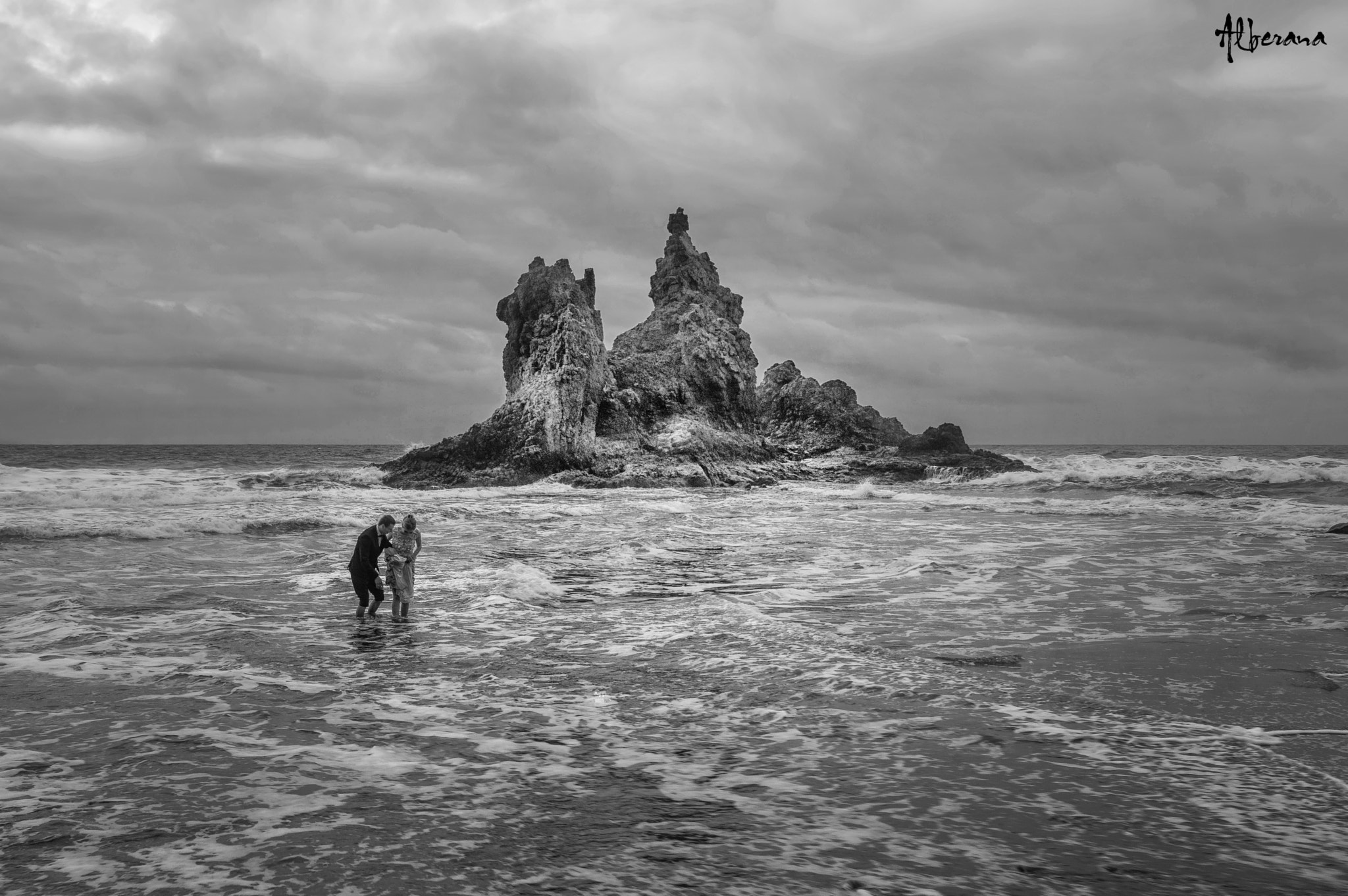 Pentax K-3 sample photo. Airs of wedding on benijo beach, tenerife photography