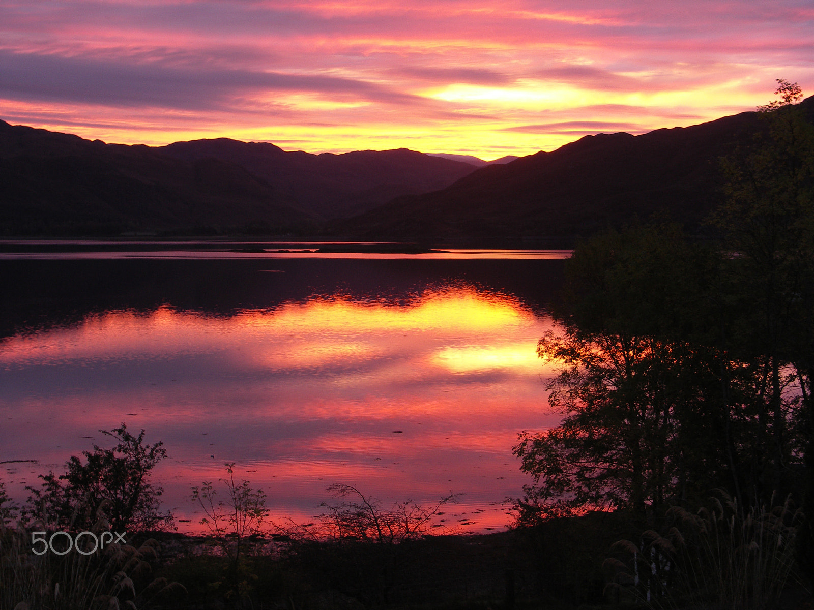 KONICA MINOLTA DiMAGE A200 sample photo. Sunrise lochcarron photography