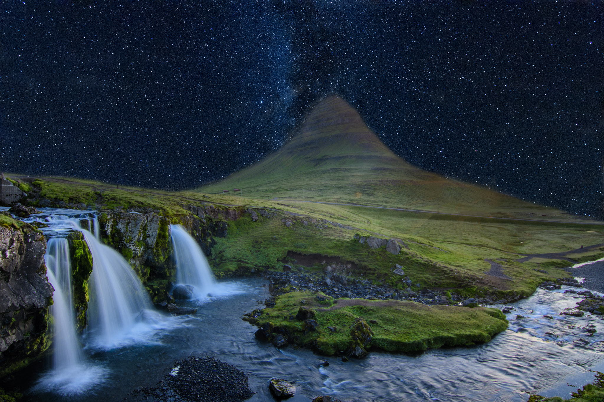 Nikon D500 sample photo. Kirkjufellsness night photography