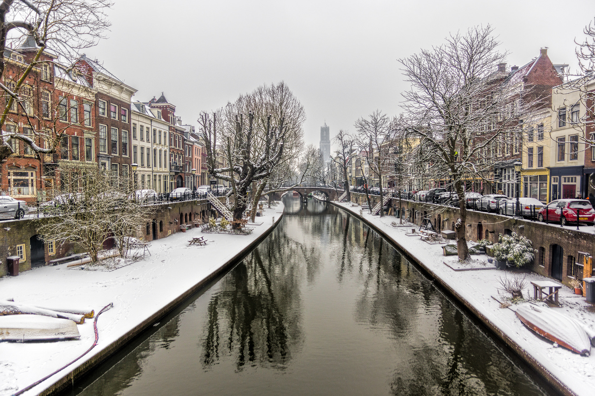 Sony SLT-A65 (SLT-A65V) + 17-50mm F2.8 sample photo. Utrecht winter photography
