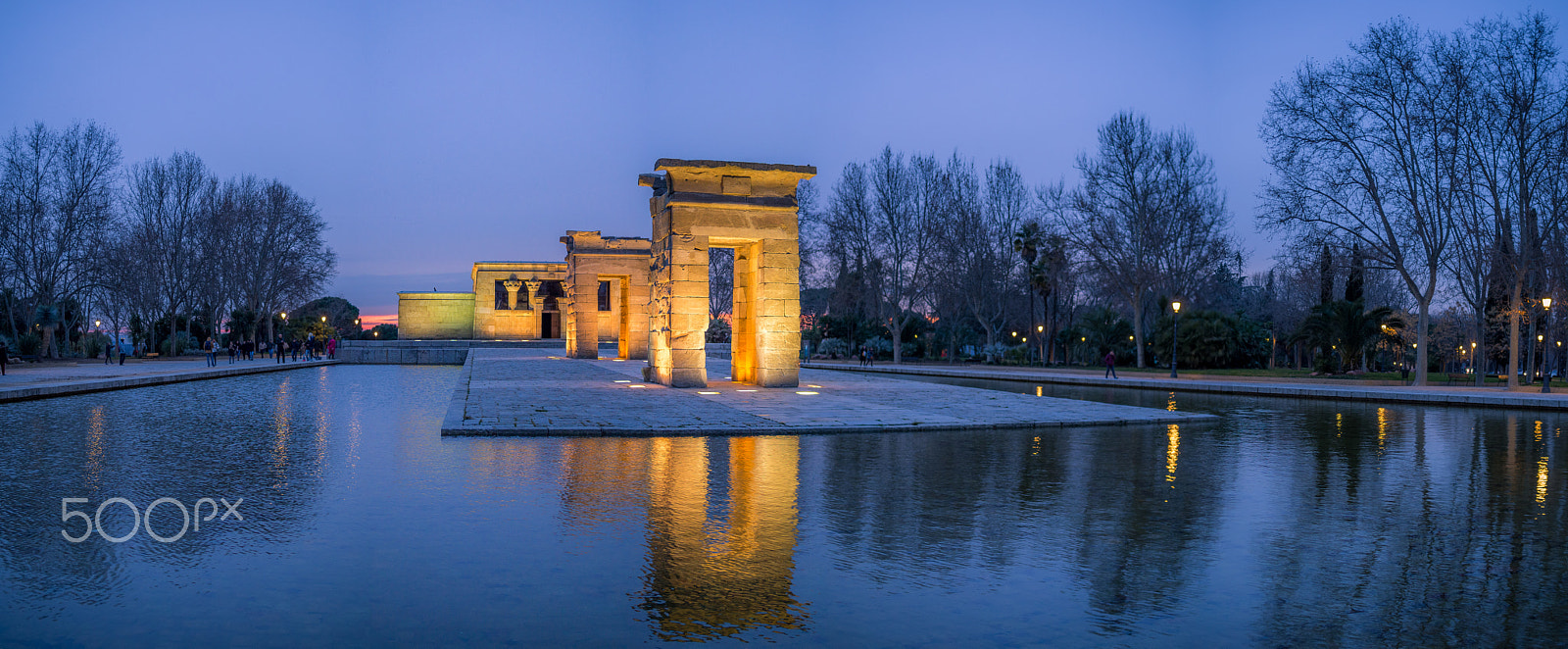 Olympus OM-D E-M10 sample photo. Templo de debod madrid photography