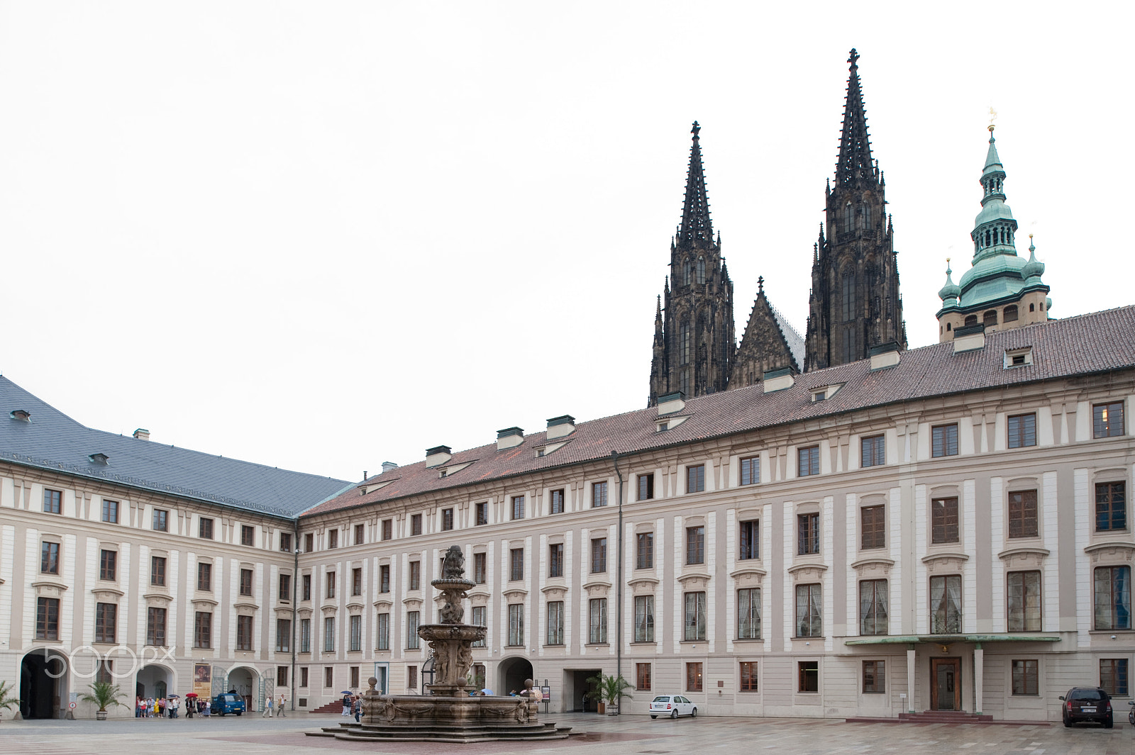 Nikon D700 + Nikon PC-E Nikkor 24mm F3.5D ED Tilt-Shift sample photo. Praha castle photography