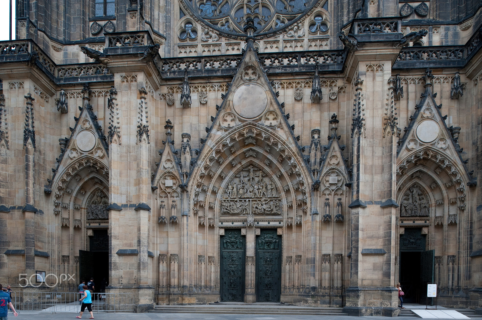 Nikon D700 + Nikon PC-E Nikkor 24mm F3.5D ED Tilt-Shift sample photo. Cathedral of saint vit photography