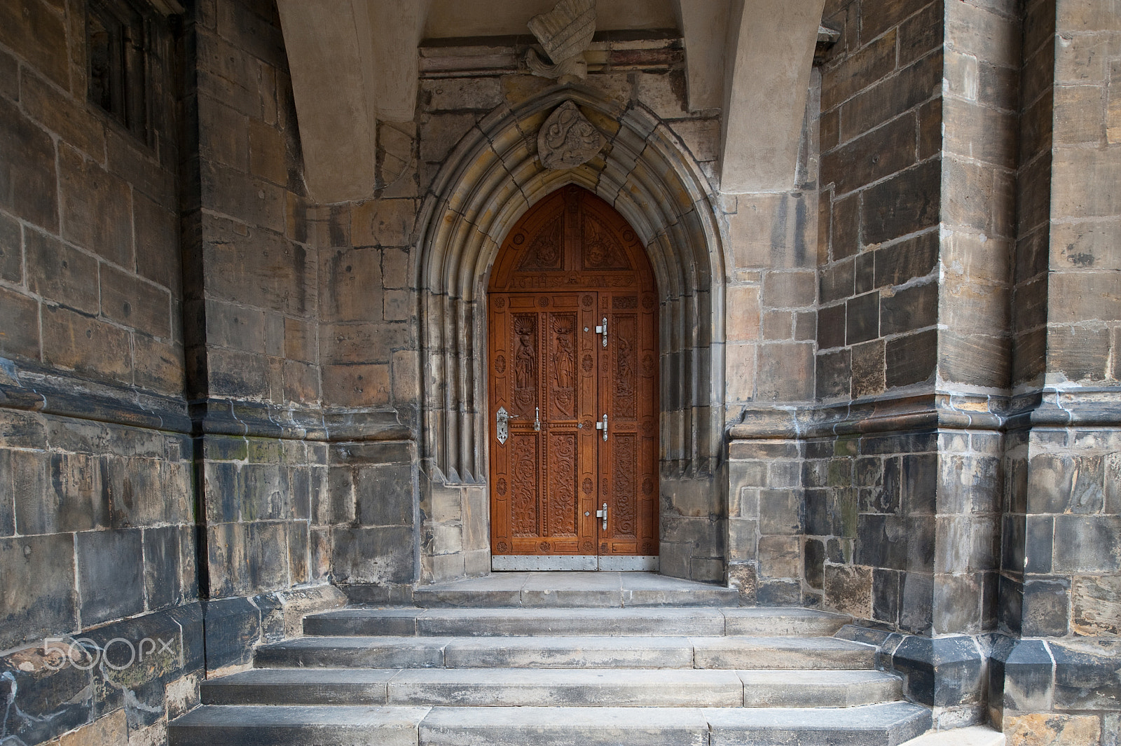 Nikon D700 + Nikon PC-E Nikkor 24mm F3.5D ED Tilt-Shift sample photo. Praha castle photography