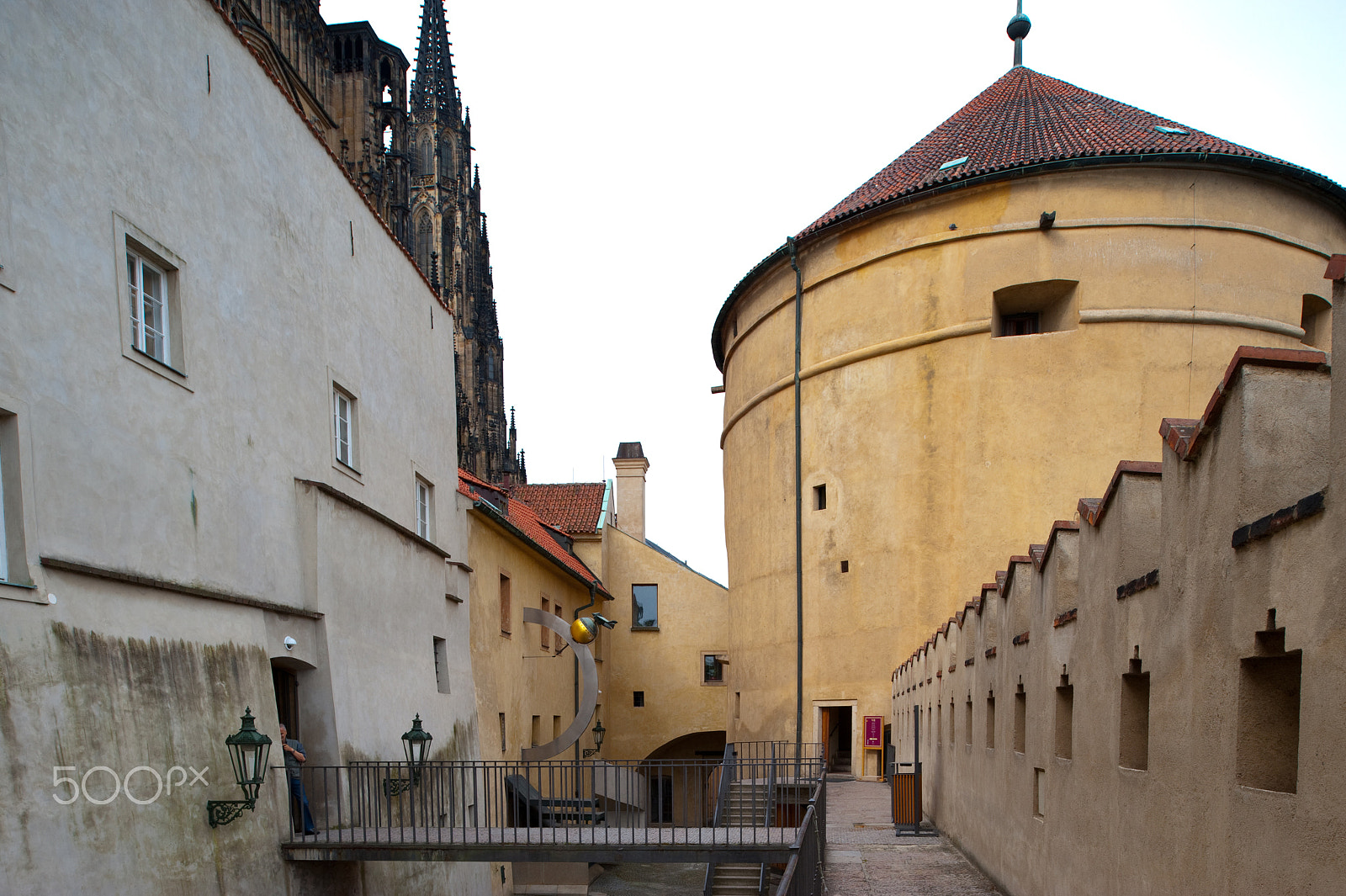 Nikon D700 + Nikon PC-E Nikkor 24mm F3.5D ED Tilt-Shift sample photo. Praha castle photography