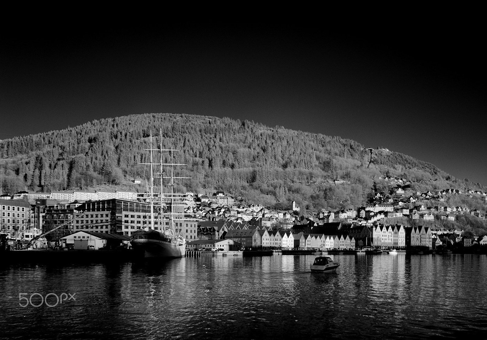 Sigma 19mm F2.8 EX DN sample photo. Ir bergenscape photography