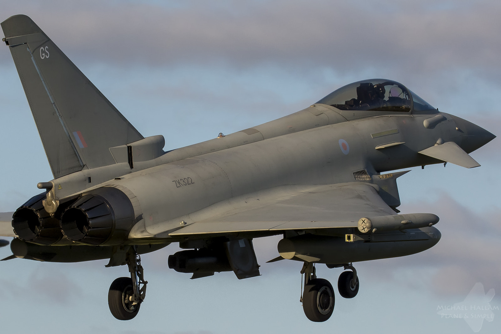 Sigma 150-600mm F5-6.3 DG OS HSM | S sample photo. Typhoon fgr4 zk322 landing - raf coningsby photography