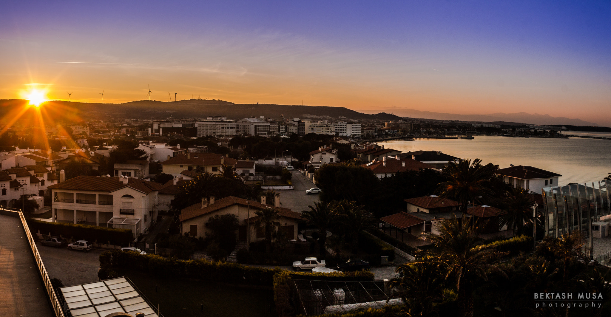Canon EF-S 18-55mm F3.5-5.6 IS sample photo. Sunset over the Çeşme, İzmir photography