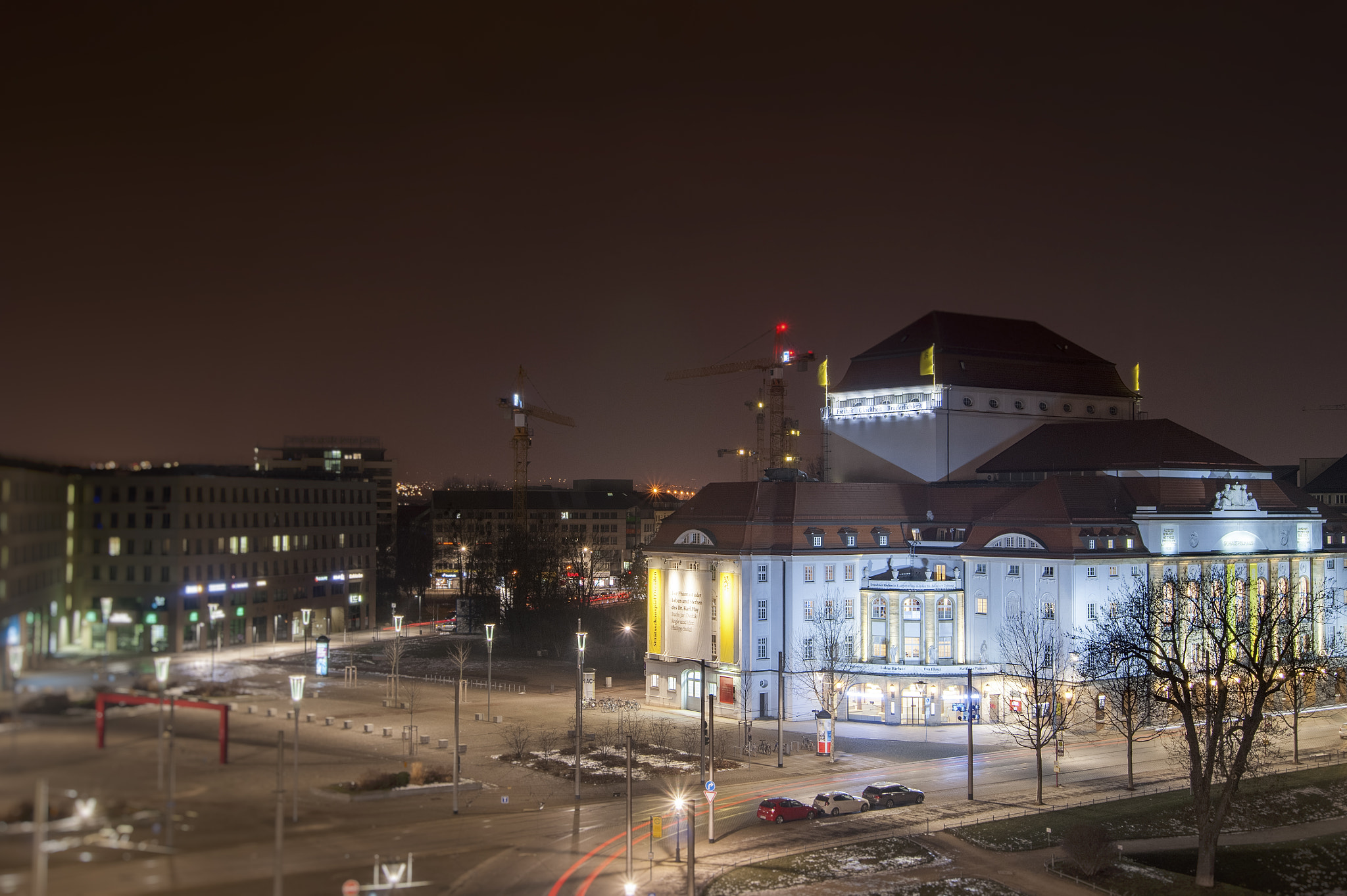 Sony Alpha DSLR-A350 + Sony DT 18-55mm F3.5-5.6 SAM sample photo. Schauspielhaus dresden photography