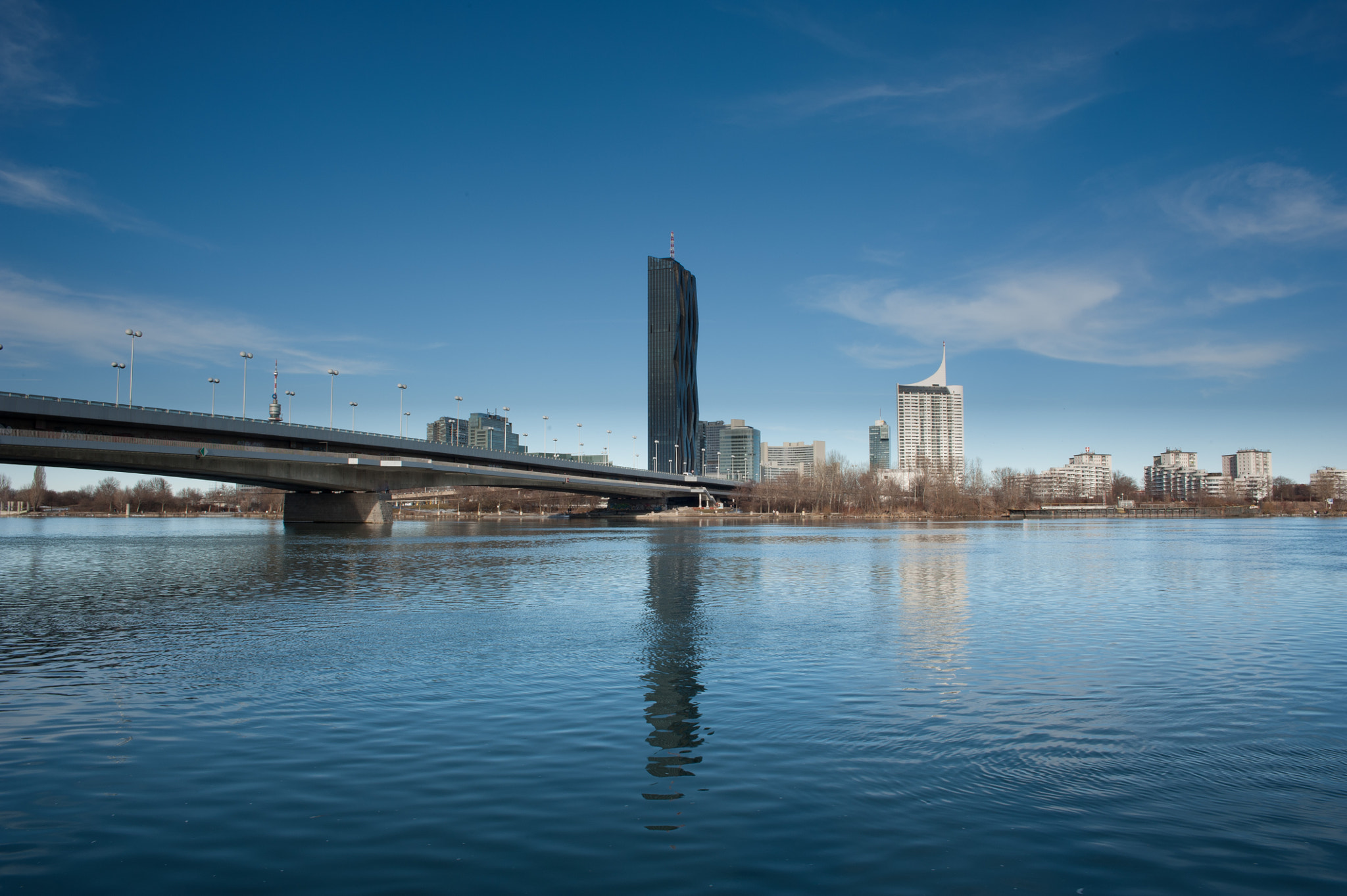 Sigma 24-70mm F2.8 EX DG HSM sample photo. Vienna donau city photography
