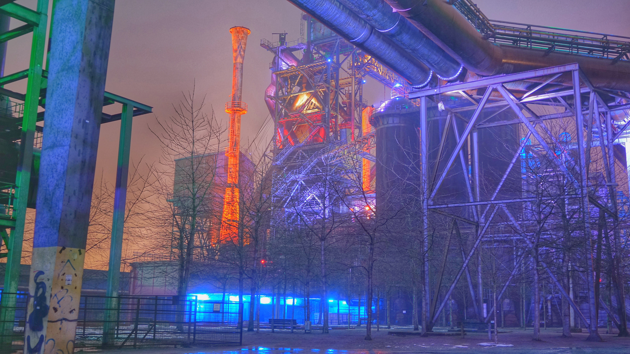 Sony a7R sample photo. Landschaftspark nord in duisburg photography