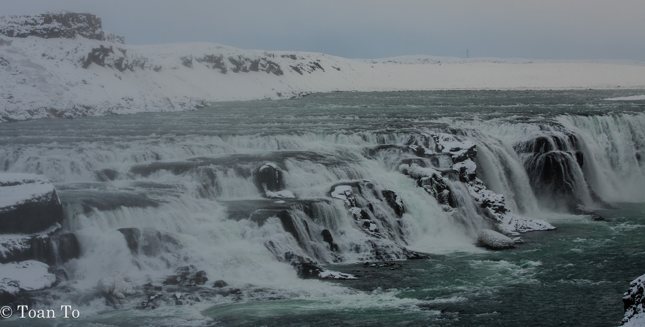 Canon EOS 40D + Canon EF 70-200mm F4L USM sample photo. Gullfoss photography