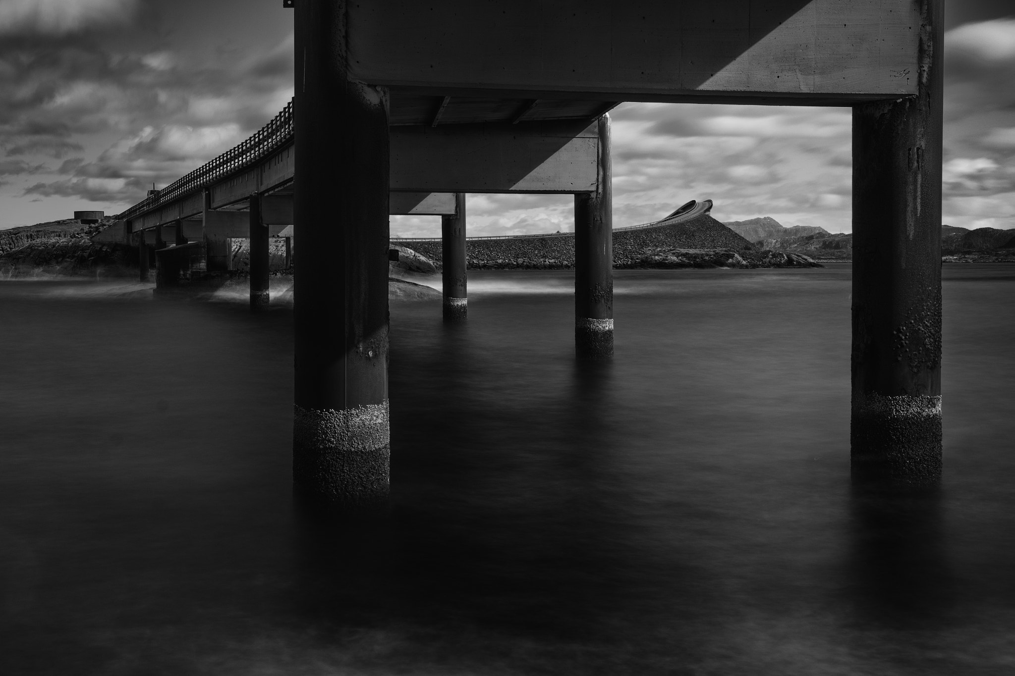 Canon EOS 70D sample photo. Atlantic road bridge photography