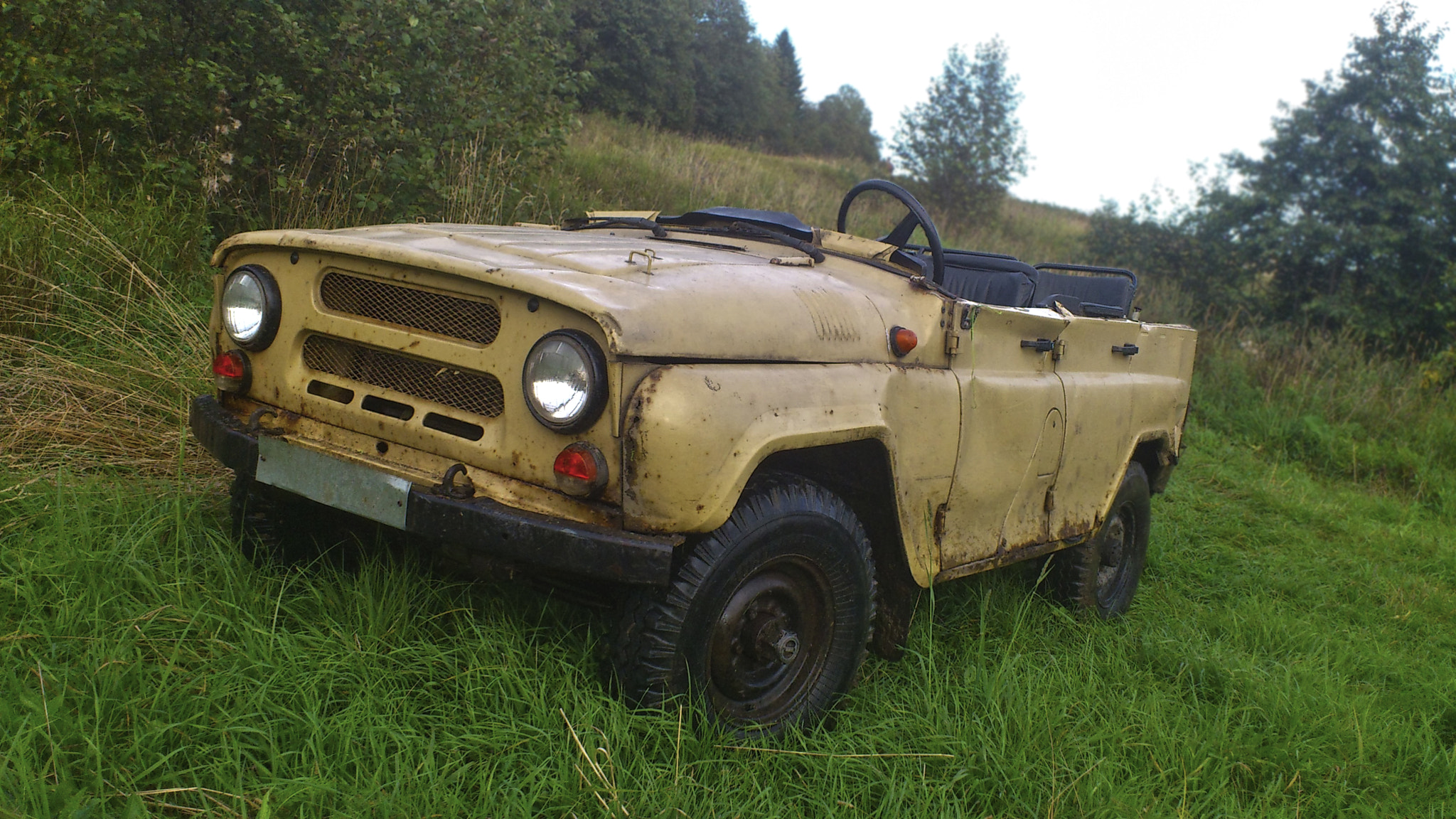 Sony Ericsson Xperia arc S sample photo. Uaz convertible photography