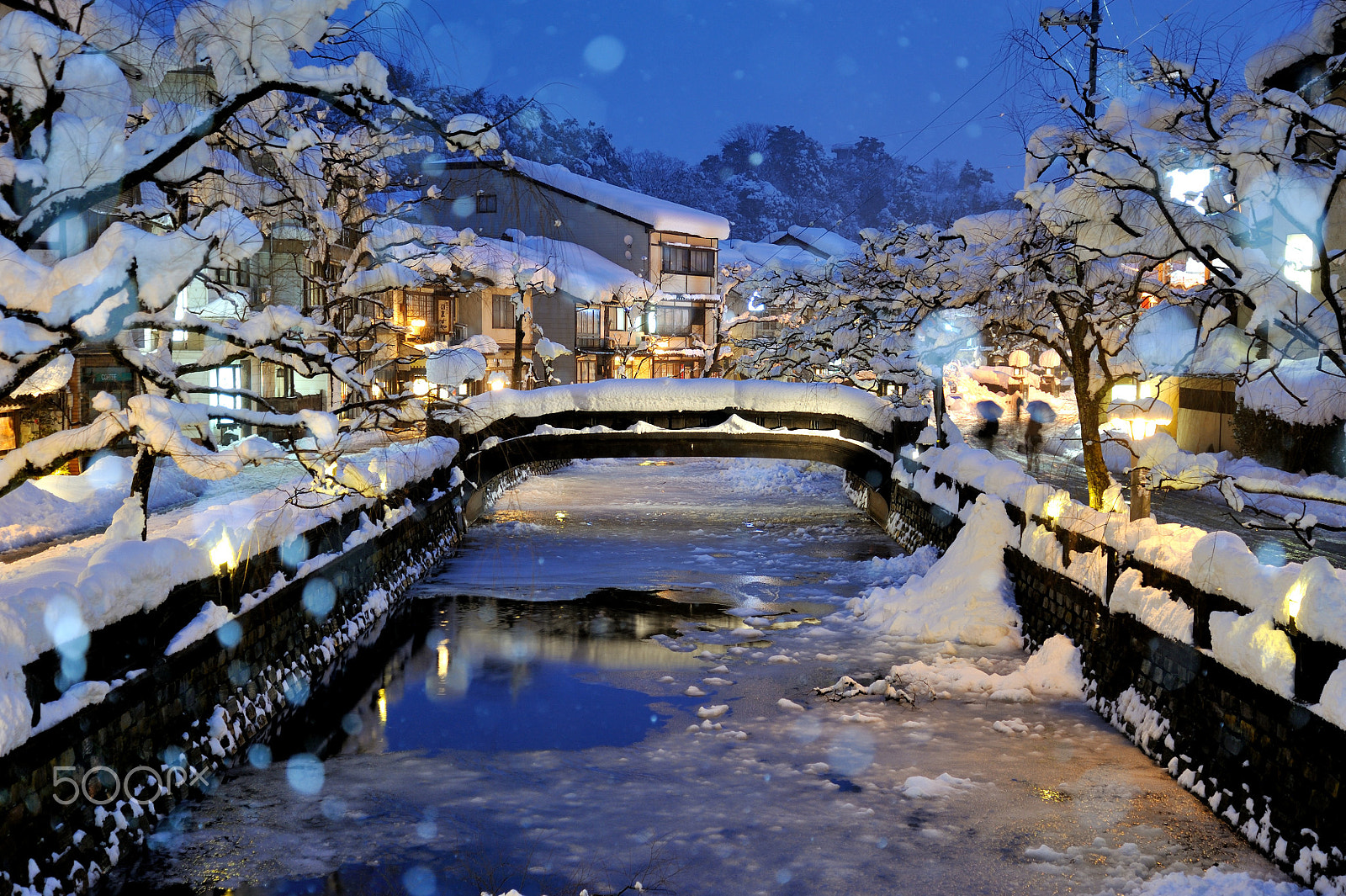 Nikon D700 sample photo. Snow kinosaki photography