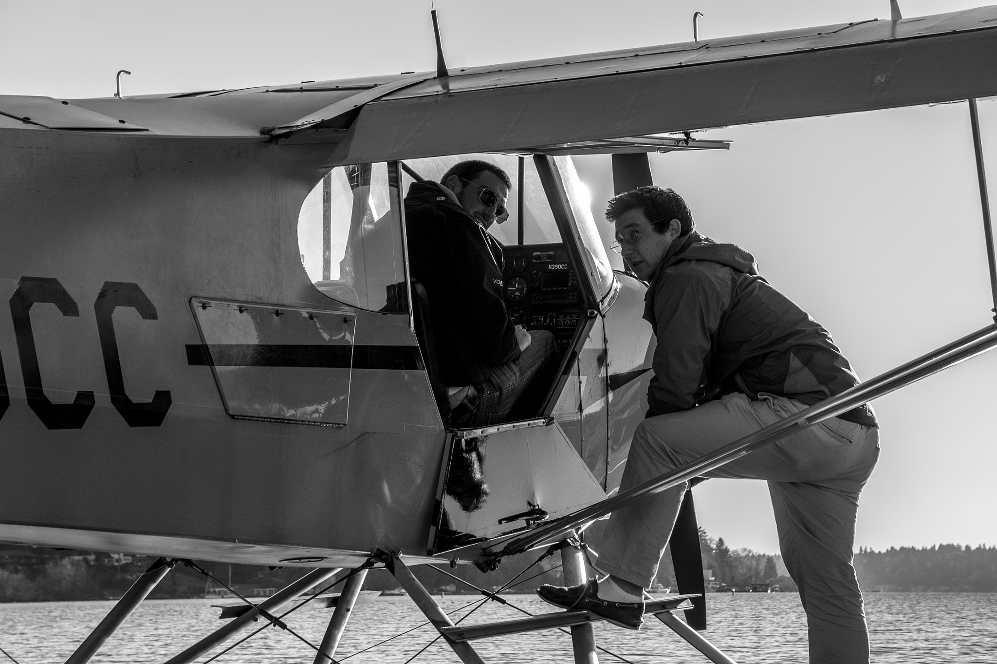 Sony Alpha NEX-5 sample photo. Float plane photography