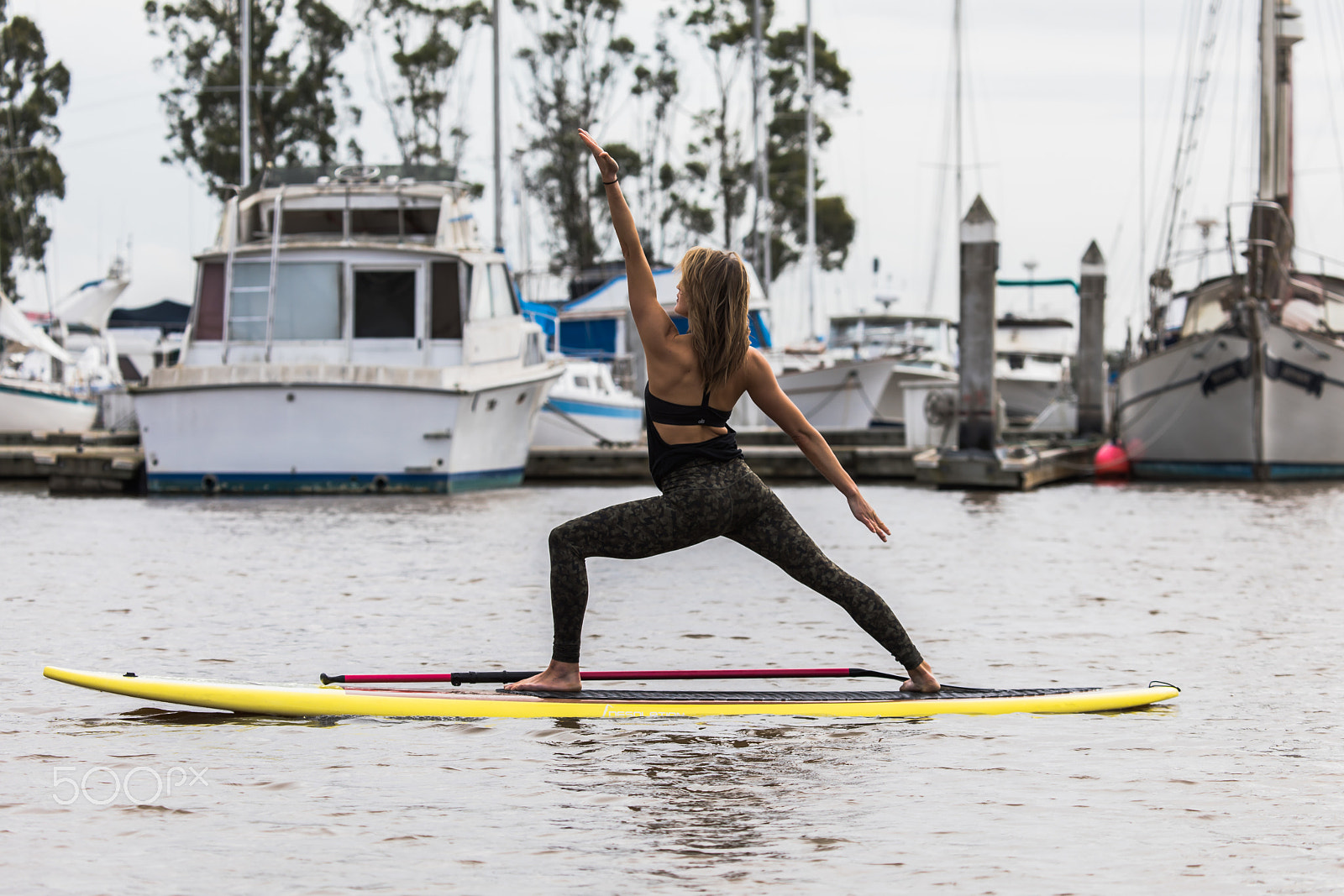 Canon EF 100-400mm F4.5-5.6L IS USM sample photo. St paddle board yoga #2 photography