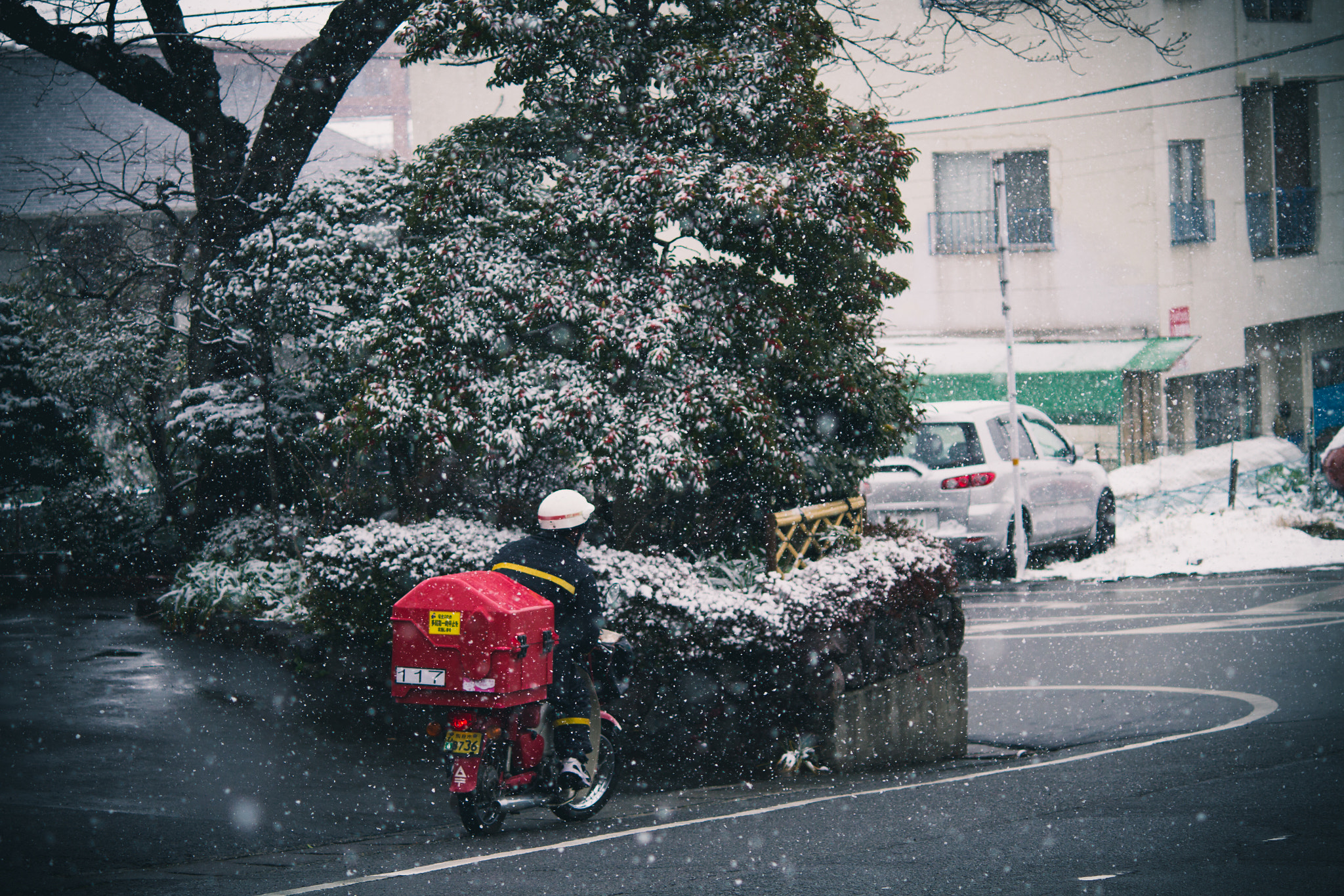 Canon EF-S 55-250mm F4-5.6 IS II sample photo. Life of a postman photography