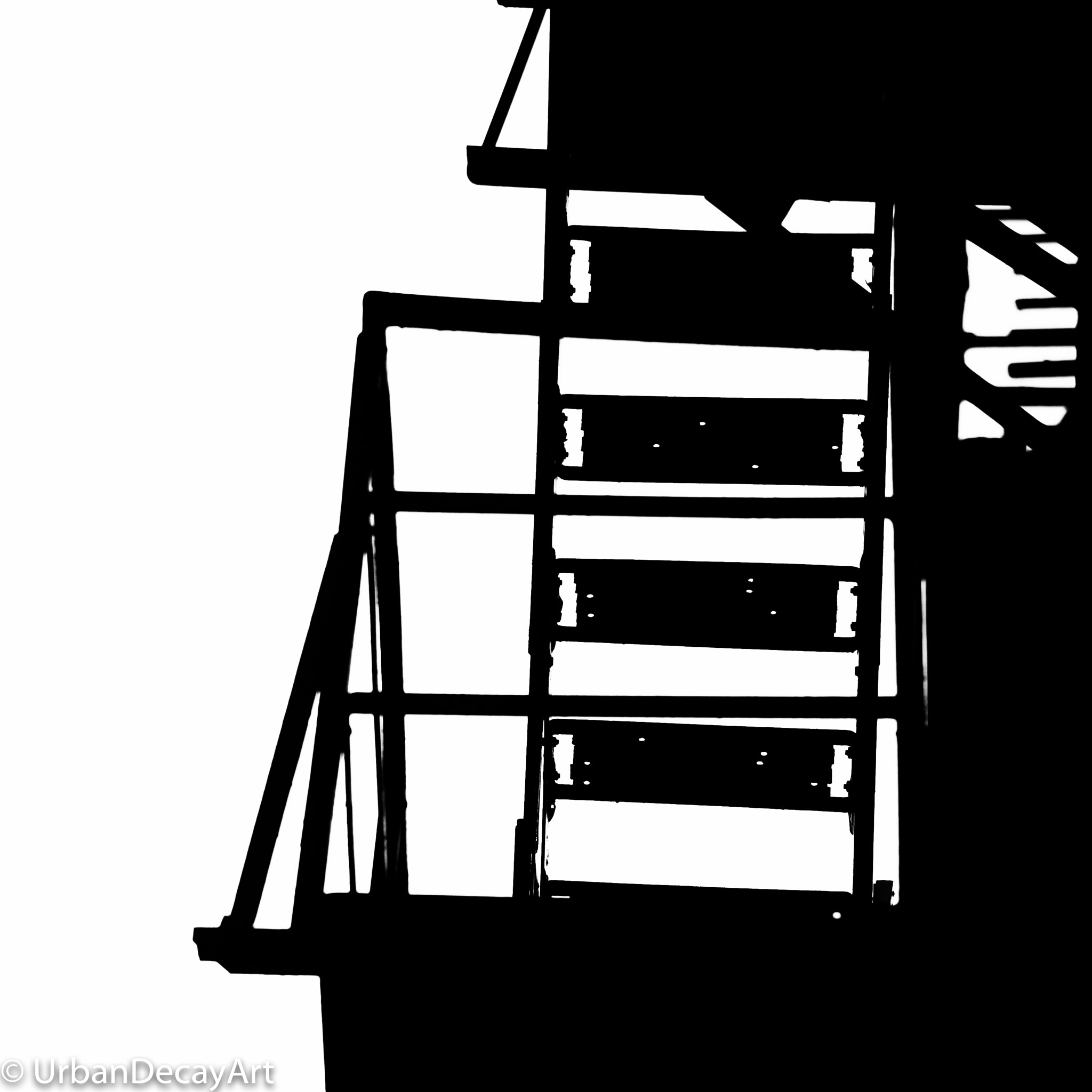 Nikon Df sample photo. Stairs photography