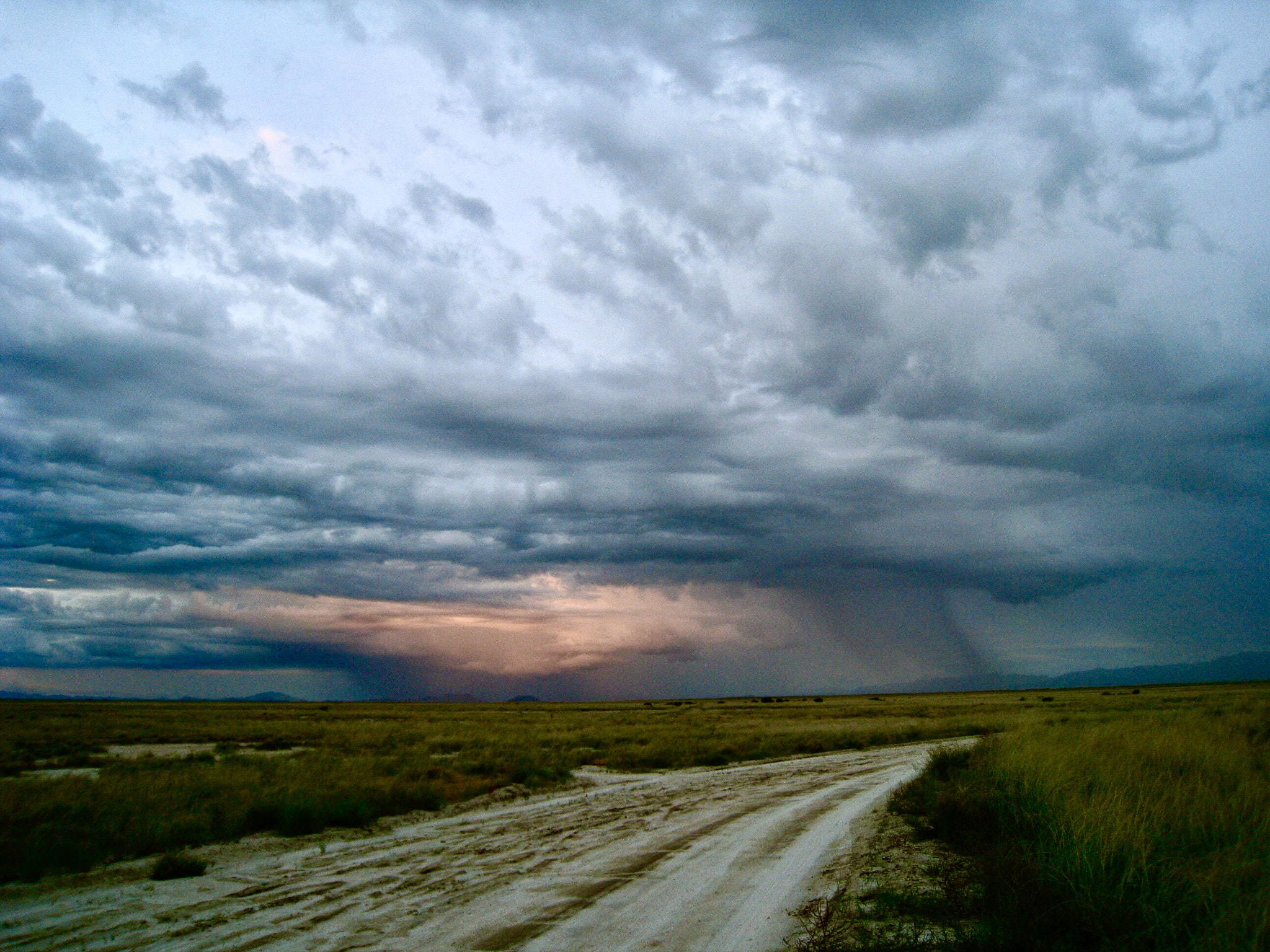 Canon POWERSHOT SD870 IS sample photo. Approaching storm,  cochise lake, arizona 2008 photography