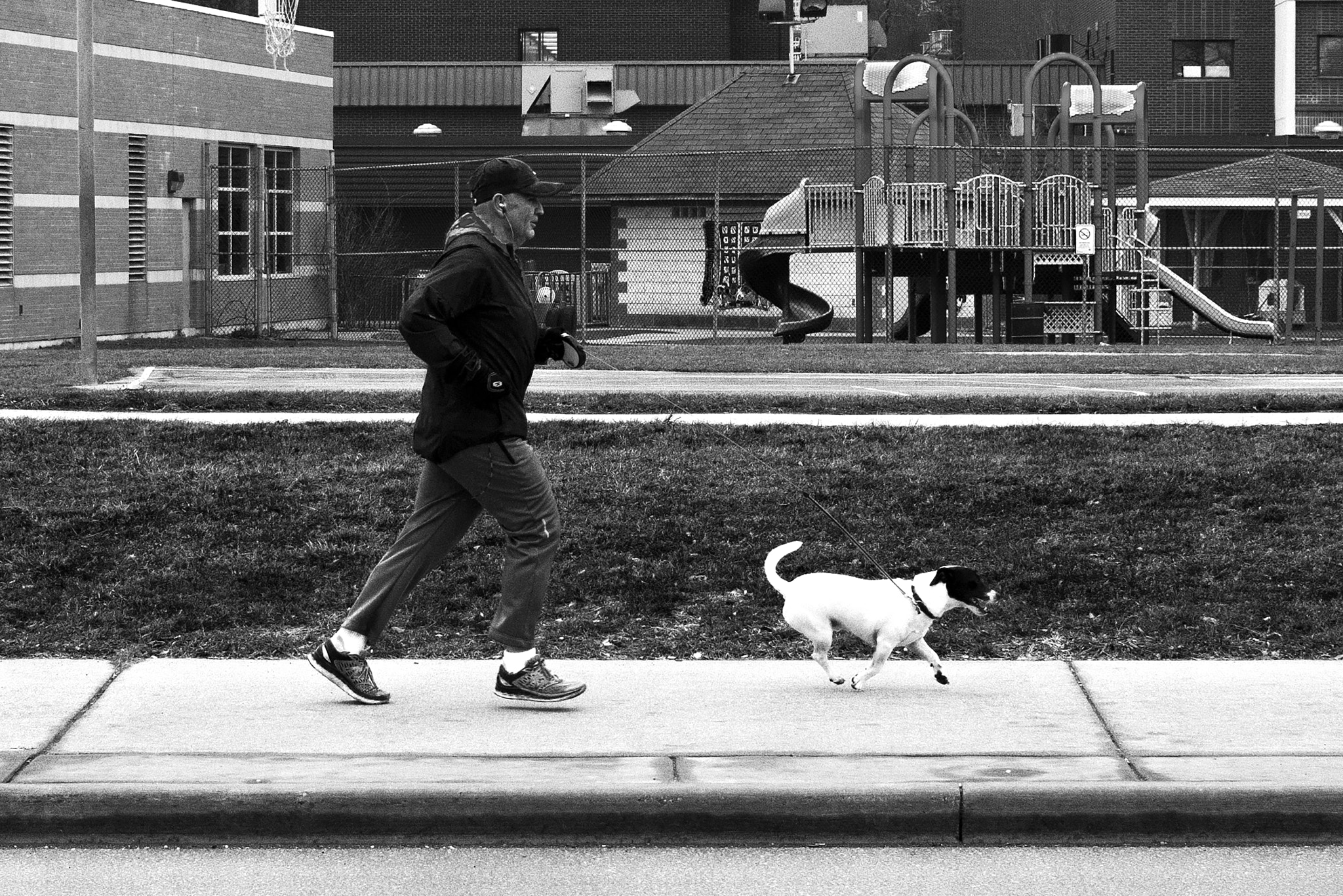 Nikon D500 + Nikon AF-S DX Nikkor 35mm F1.8G sample photo. Running buddies 1. windsor, on. photography