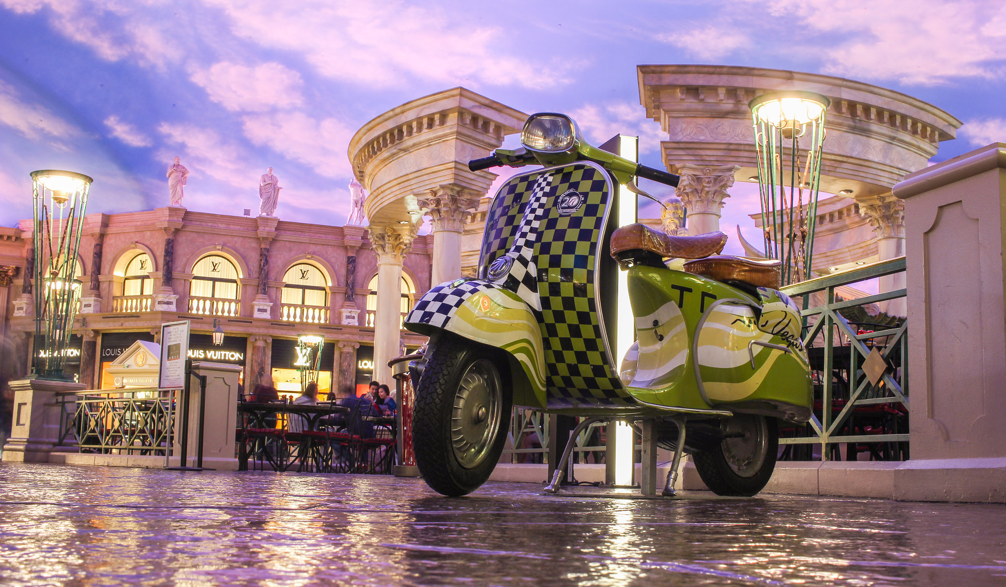 Canon EF-S 24mm F2.8 STM sample photo. Scooter photography