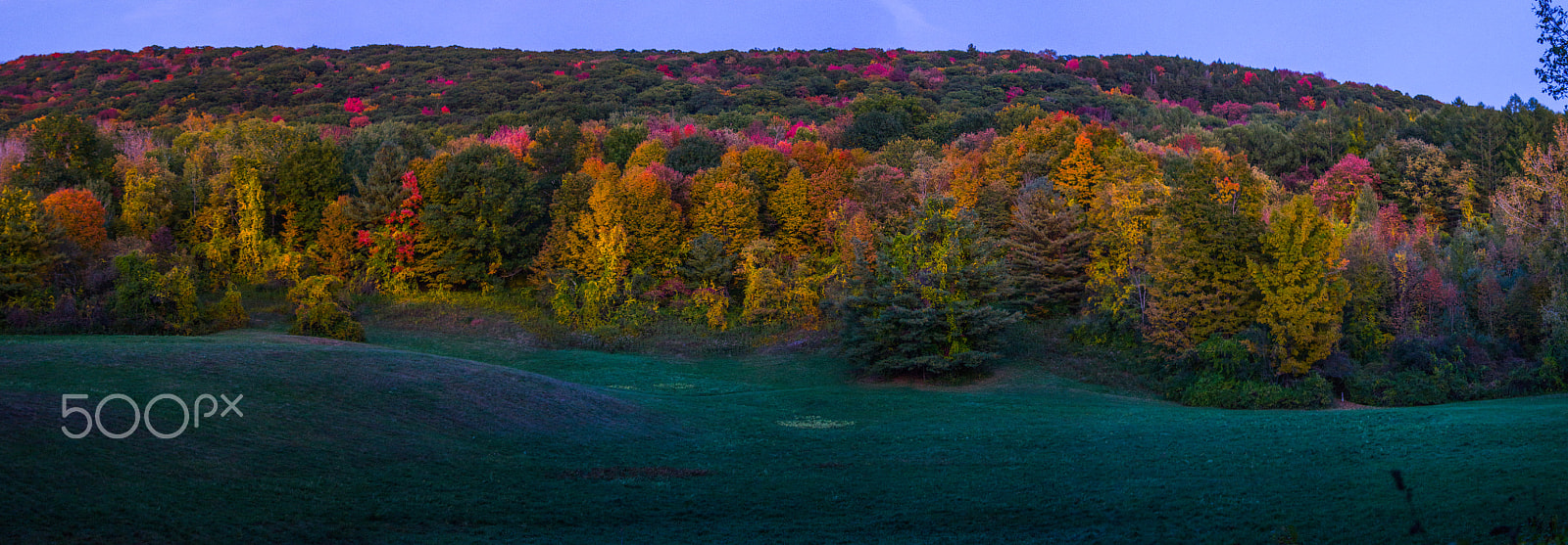 smc PENTAX-DA L 55-300mm F4-5.8 ED sample photo. October night panorama photography