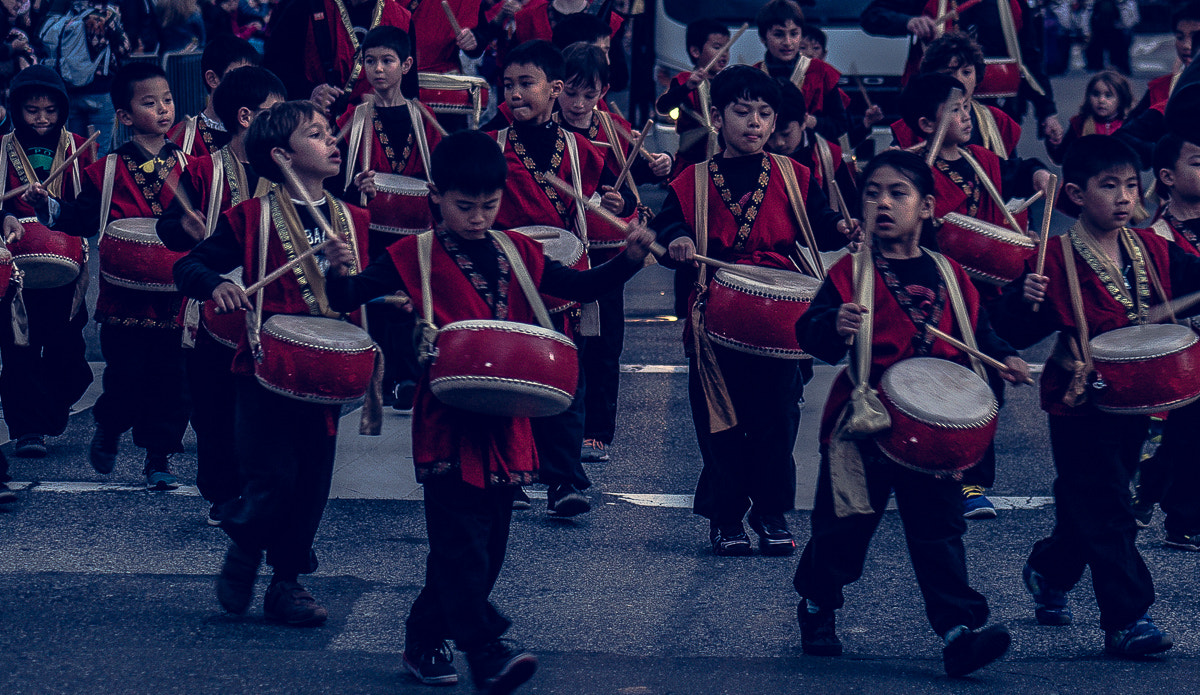 Panasonic Lumix G 42.5mm F1.7 ASPH Power OIS sample photo. Drum squad photography