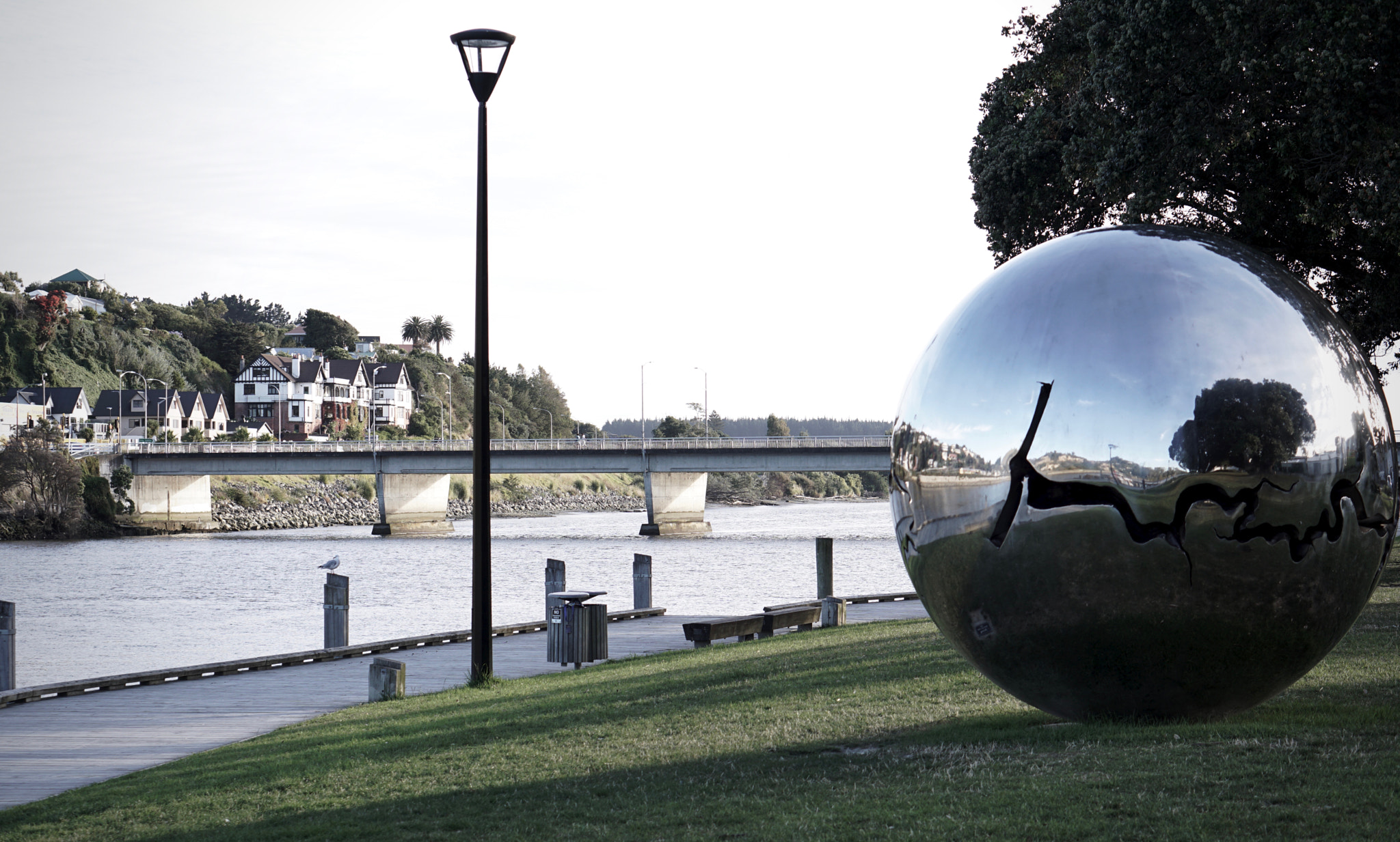 Sony E 50mm F1.8 OSS sample photo. Wanganui riverside photography